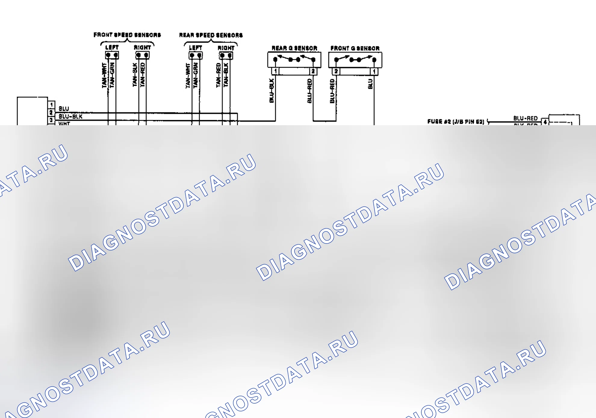 Рис. 18: электросхема Galant AWD ABS. Mitsubishi Galant VI