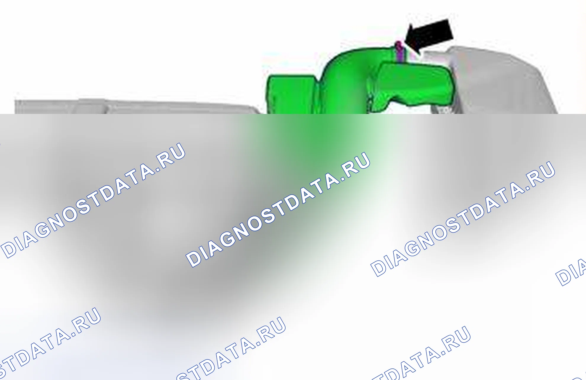 Рис. 96: ДЕМОНТАЖ. Volvo S80 II