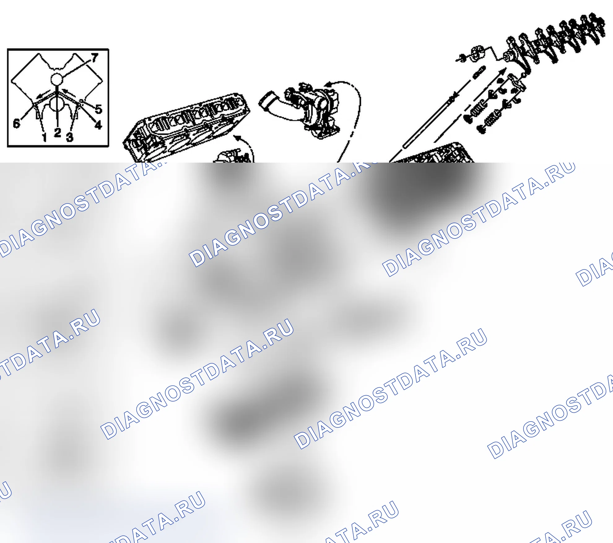 Рис. 152: Схема потока смазки. Chevrolet Express G1500 
