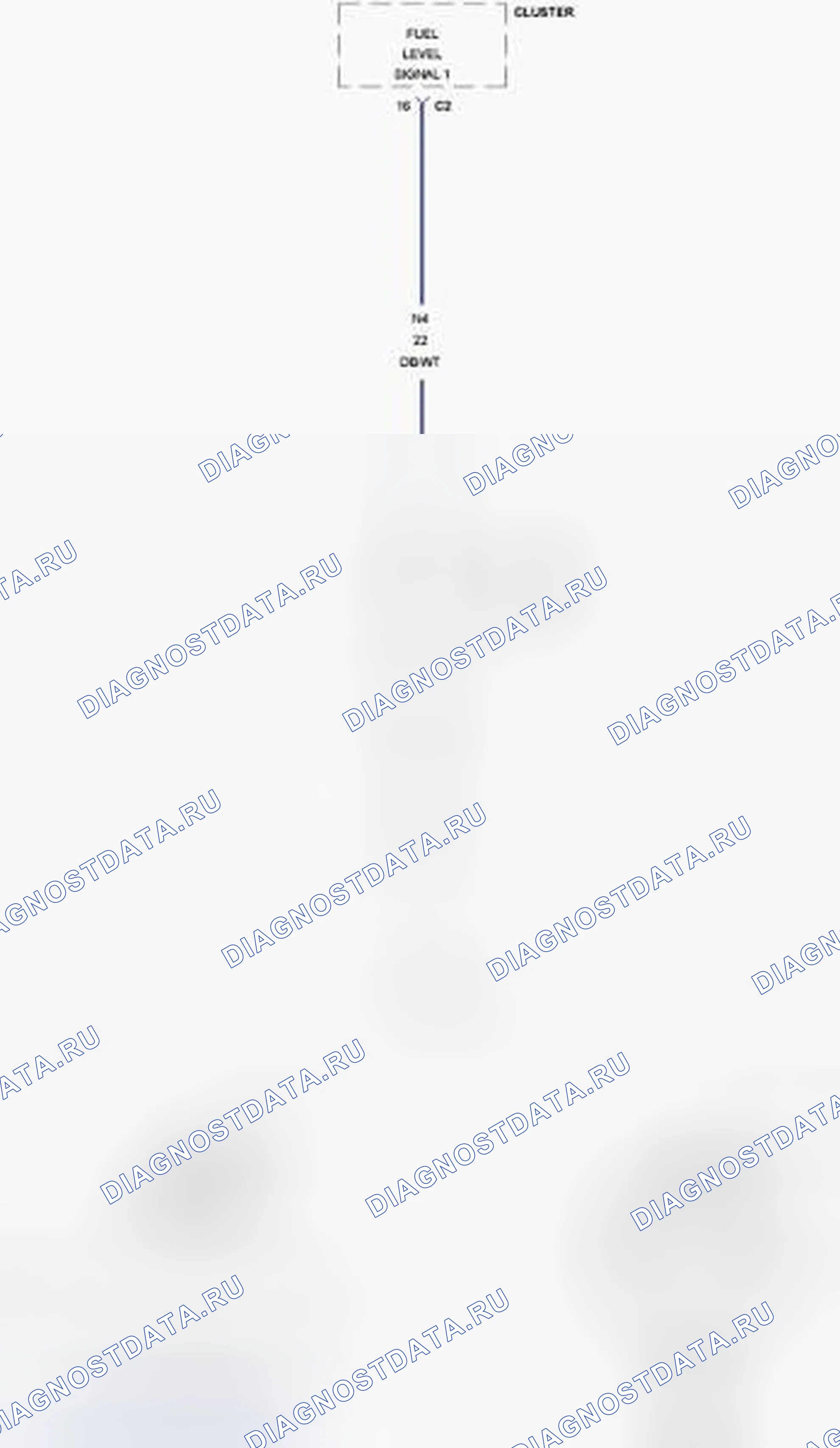 Рис. 33: P0462-НИЗКИЙ УРОВЕНЬ В ЦЕПИ ДАТЧИКА УРОВНЯ ТОПЛИВА 1. Dodge Caliber I рестайлинг
