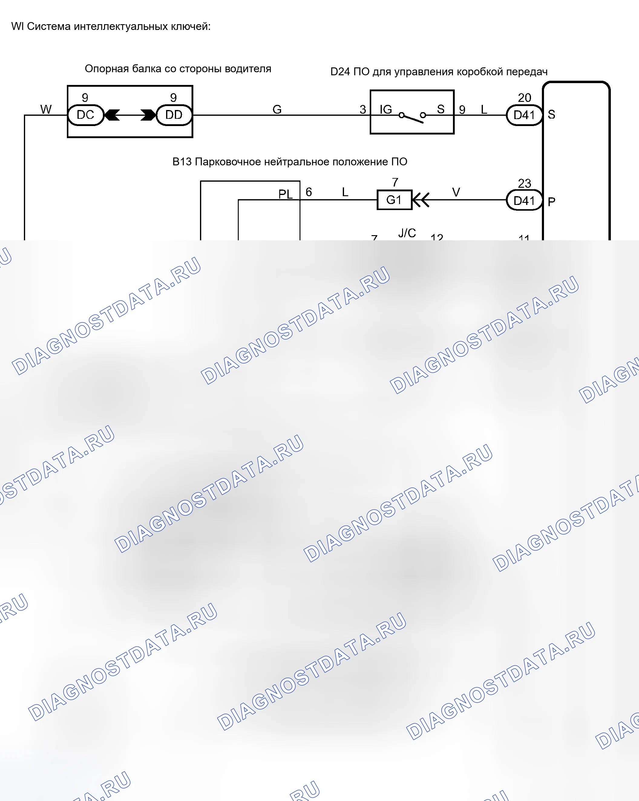 Рис. 507: электросхема. Toyota Avalon XX30