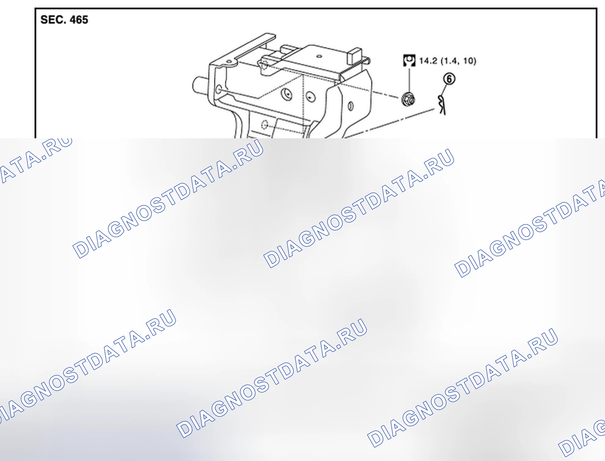 Рис. 11: БЕЗ ASCD. Nissan Cube III