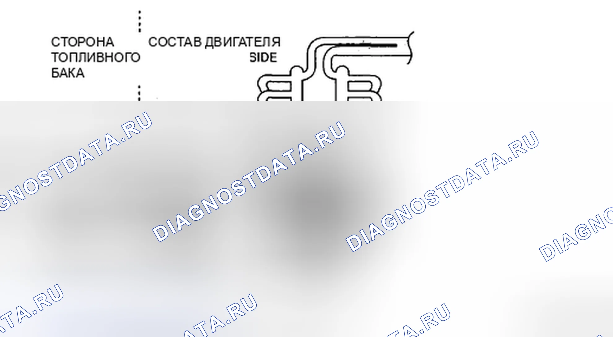 Рис. 22: Положение быстроразъемного соединителя. Mazda CX-9 I рестайлинг