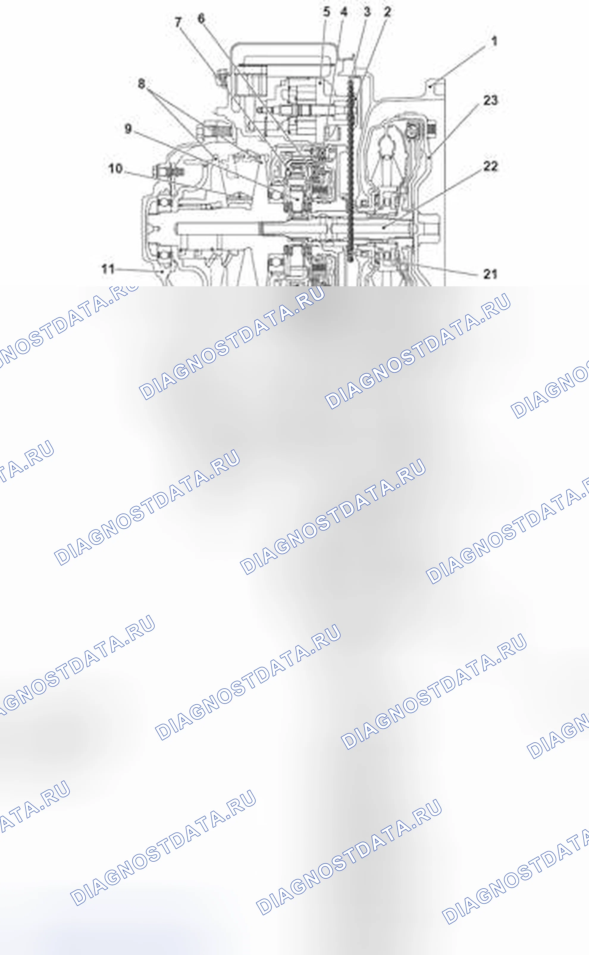 Рис. 41: Разрез. Mercedes-Benz CLA-класс C117/X117 рестайлинг