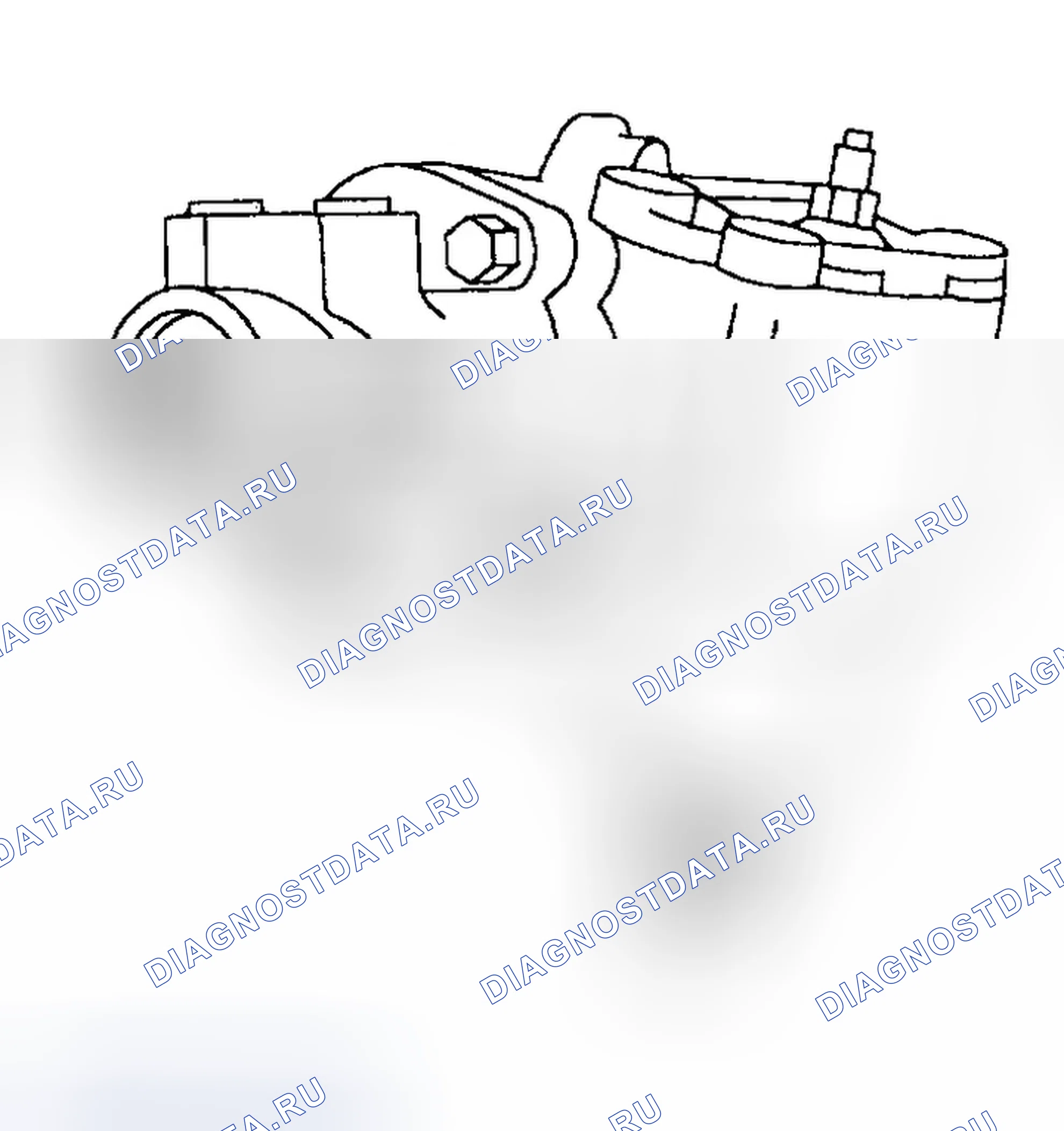 Рис. 232: Рулевой механизм (все, кроме шасси автодома). Ford Pickup F250 Super Duty 