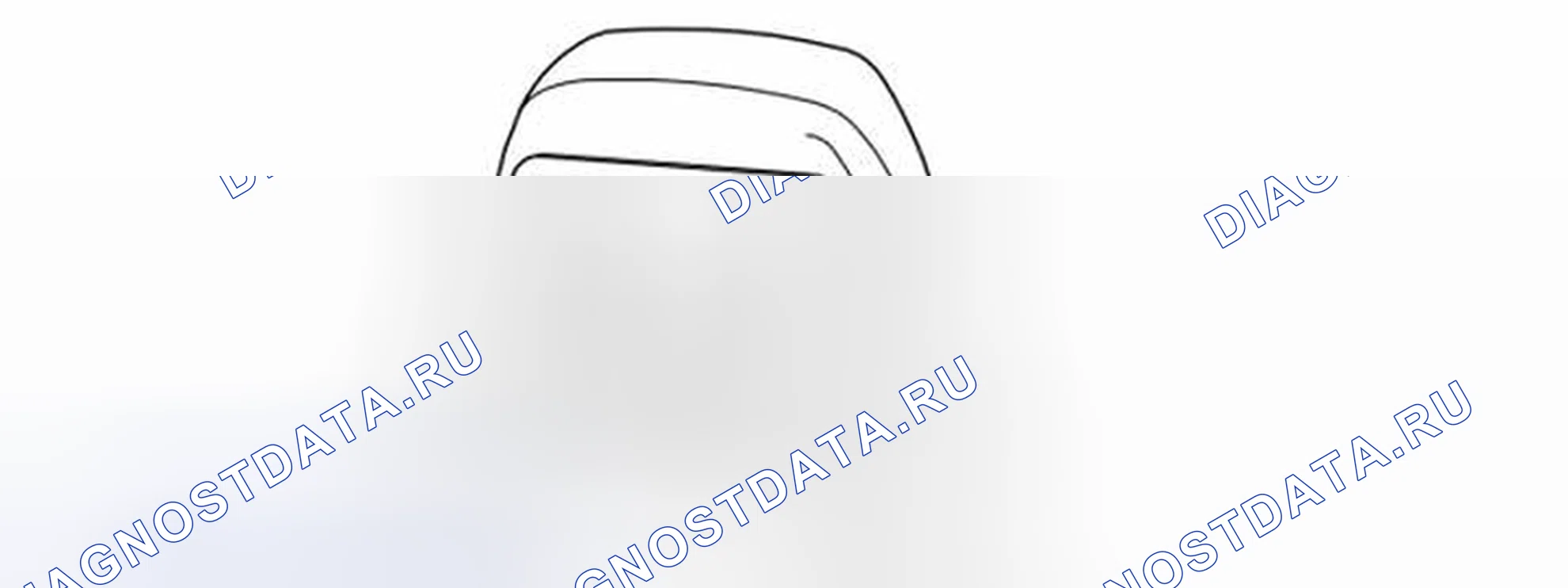 Рис. 768: ЭКРАН, ПОДГОЛОВНИК. Volvo S80 II рестайлинг