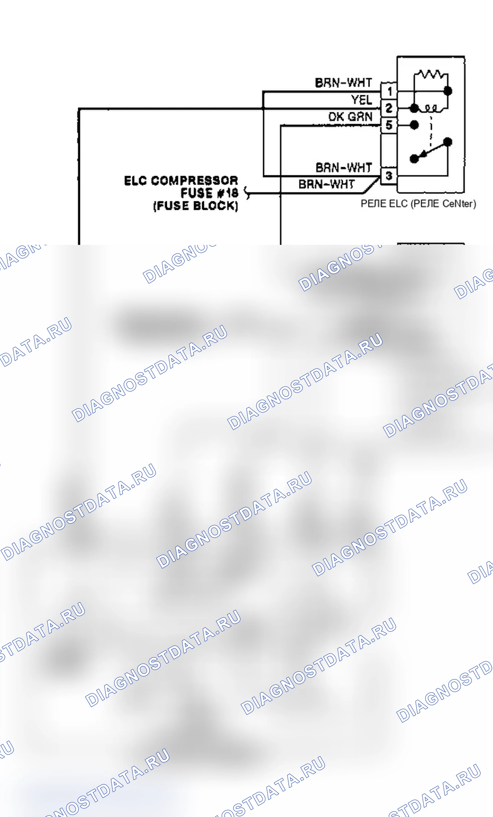 Рис. 11: электросхема Riviera ELC. Buick Electra Park Avenue 