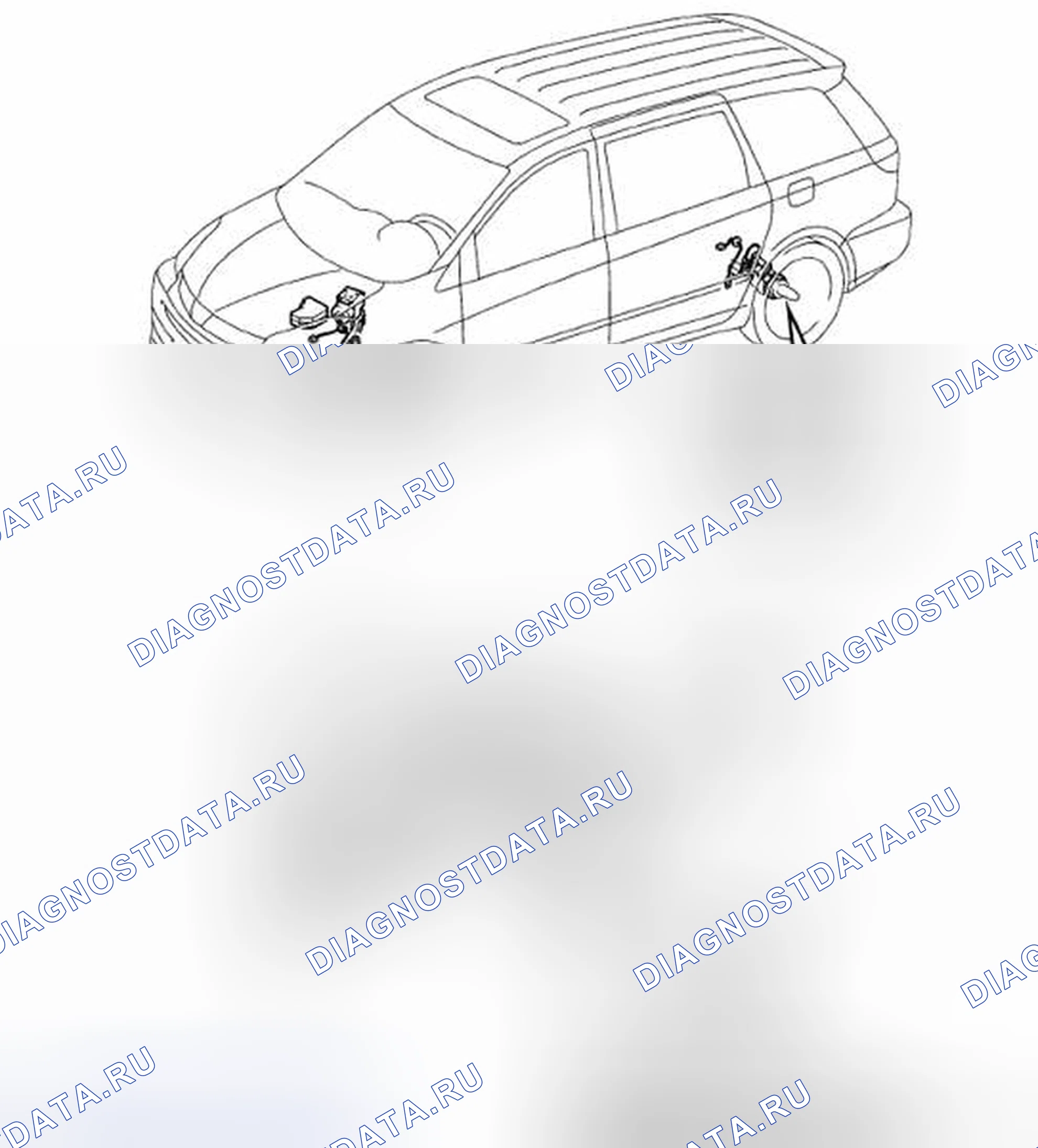 Рис. 155: КОМПОНЕНТЫ. Toyota Sienna II рестайлинг