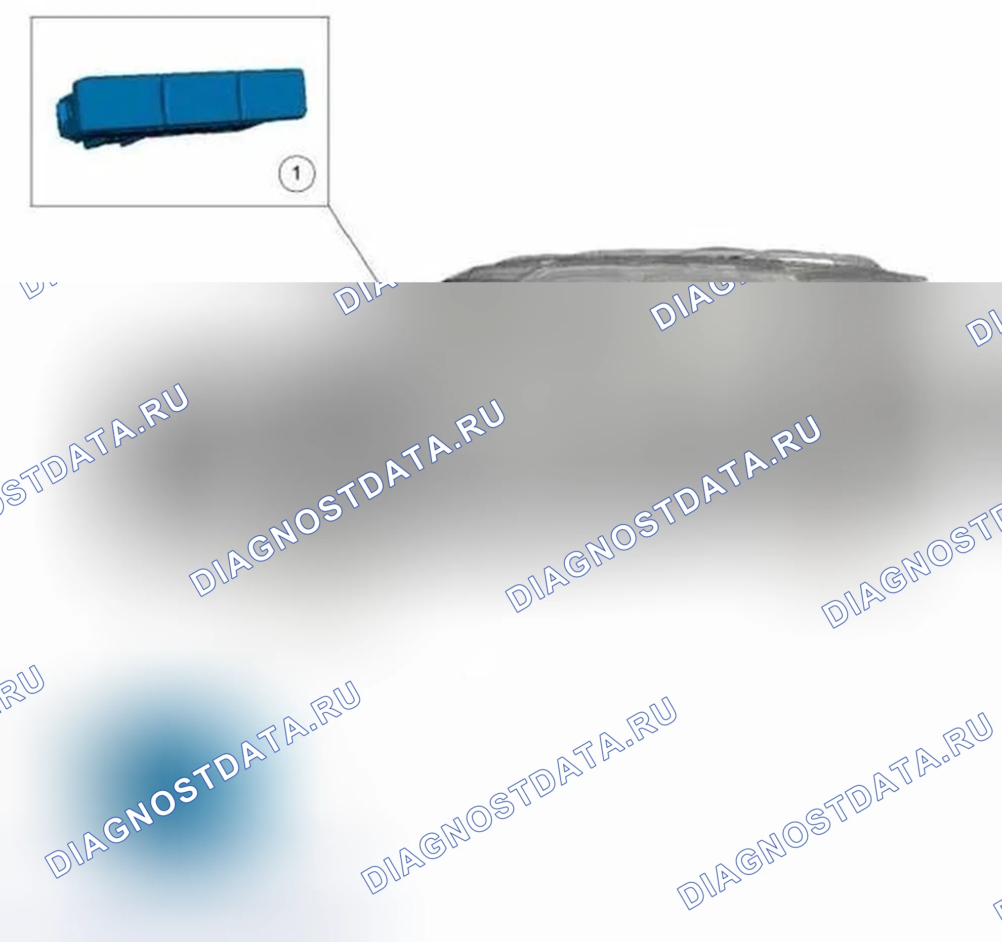 Рис. 1: Расположение компонентов. Ford Explorer V