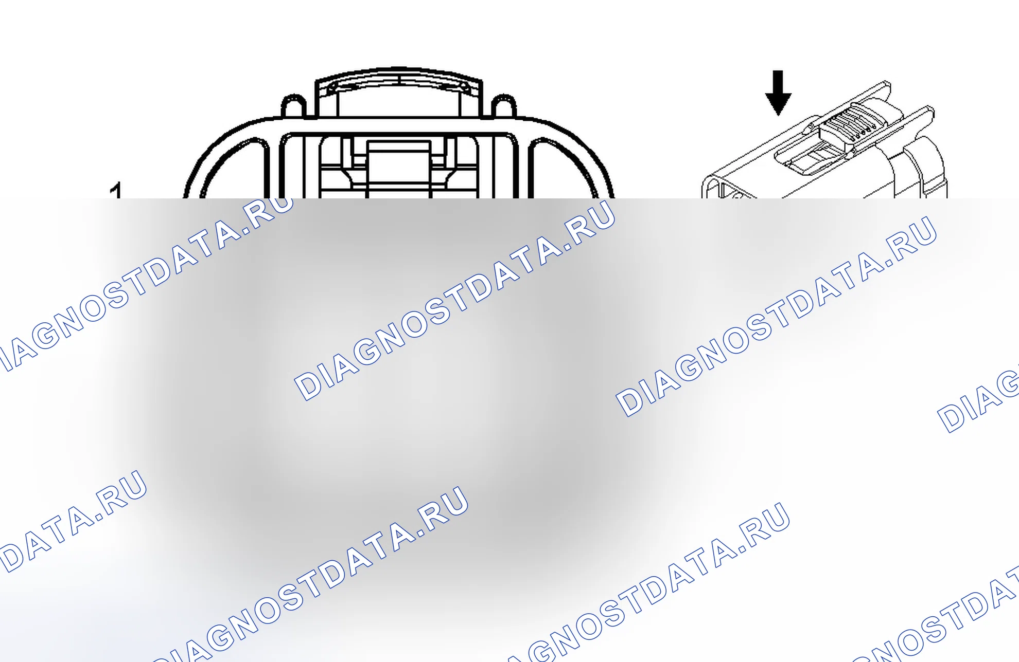 Рис. 18: Топливный насос и датчик в сборе. Chevrolet TrailBlazer I рестайлинг
