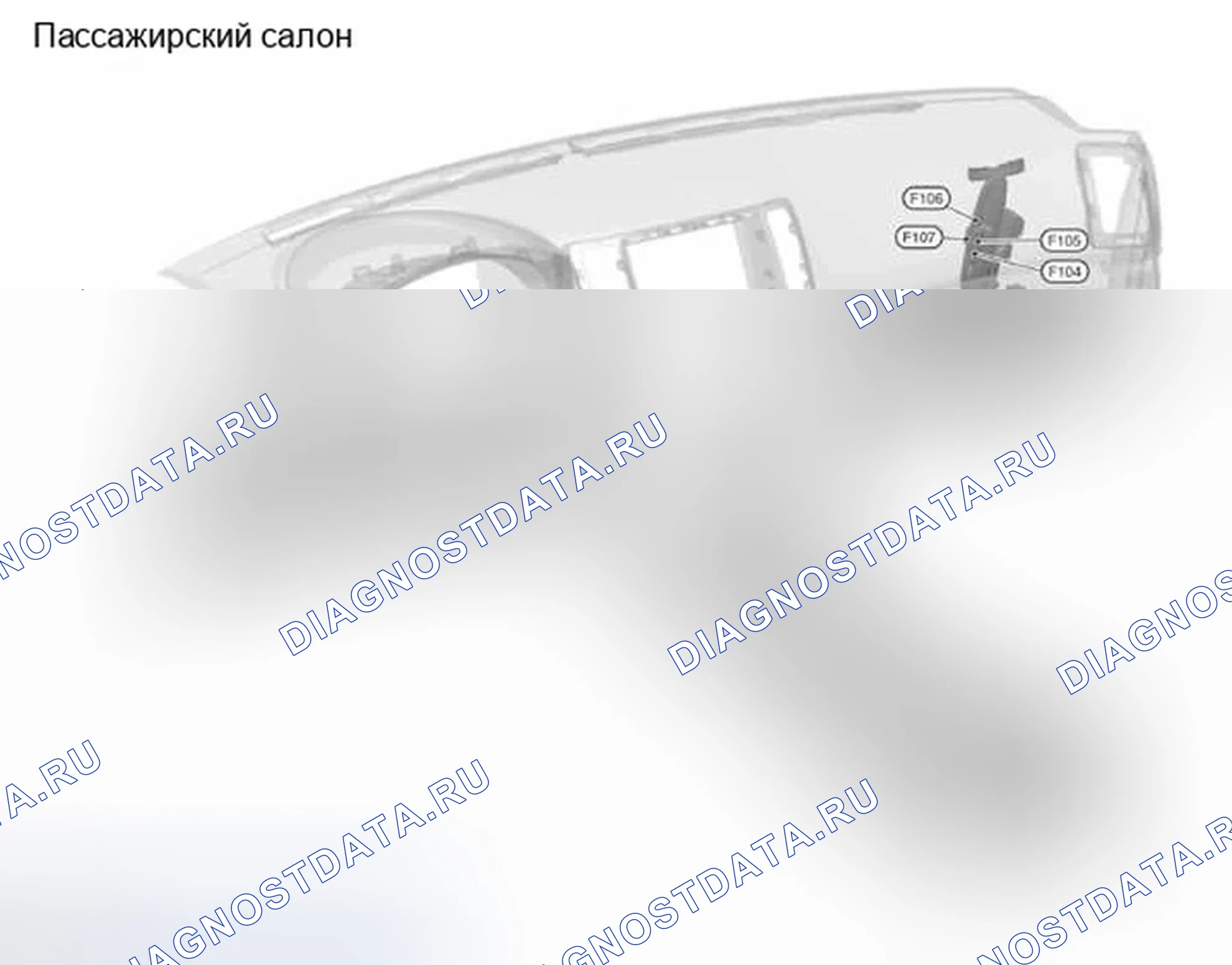 Рис. 86: ПАССАЖИРСКИЙ САЛОН. Infiniti Q60 I