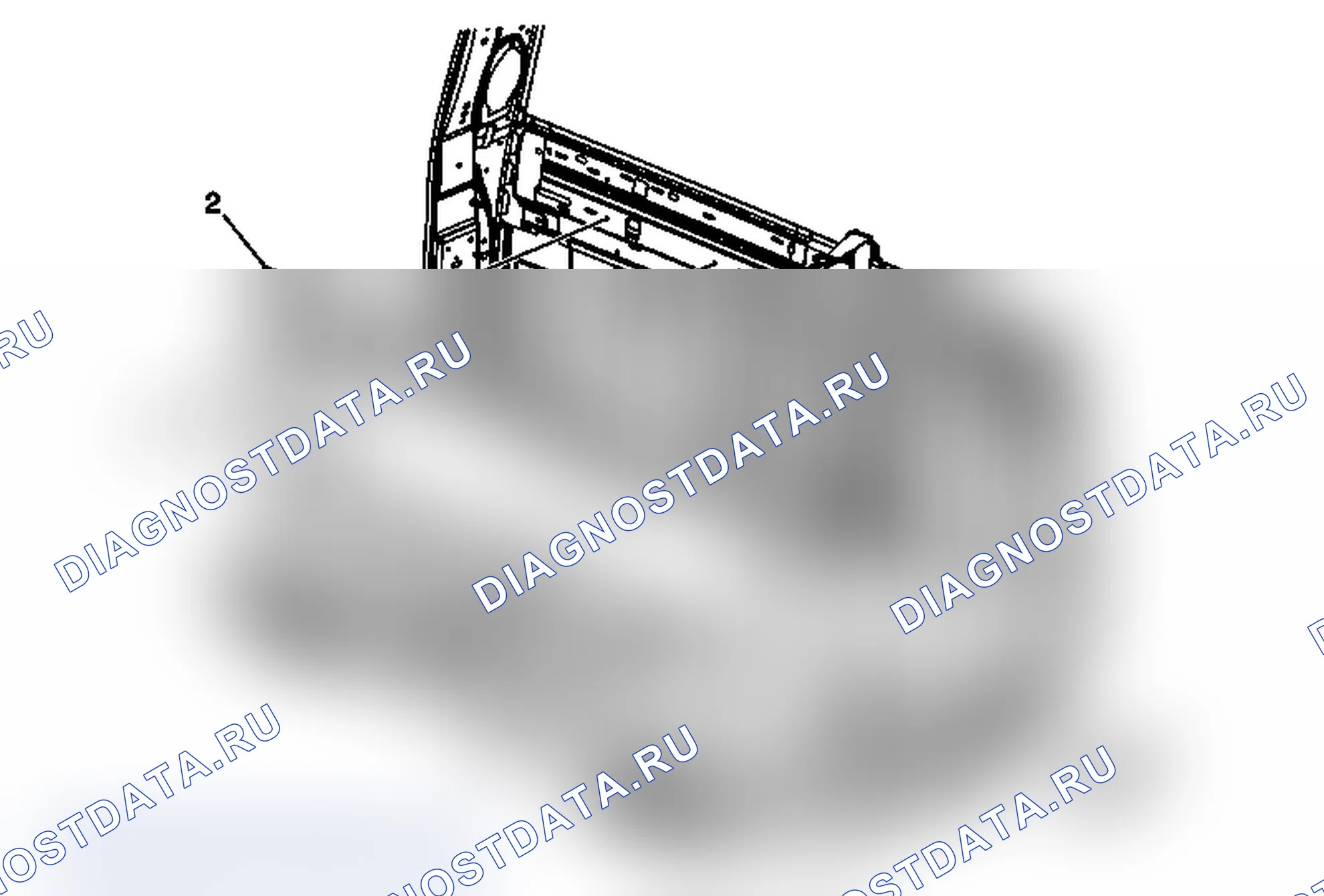 Рис. 4: Замена ковра задней внутренней панели кузова. Chevrolet Silverado 2500 HD 