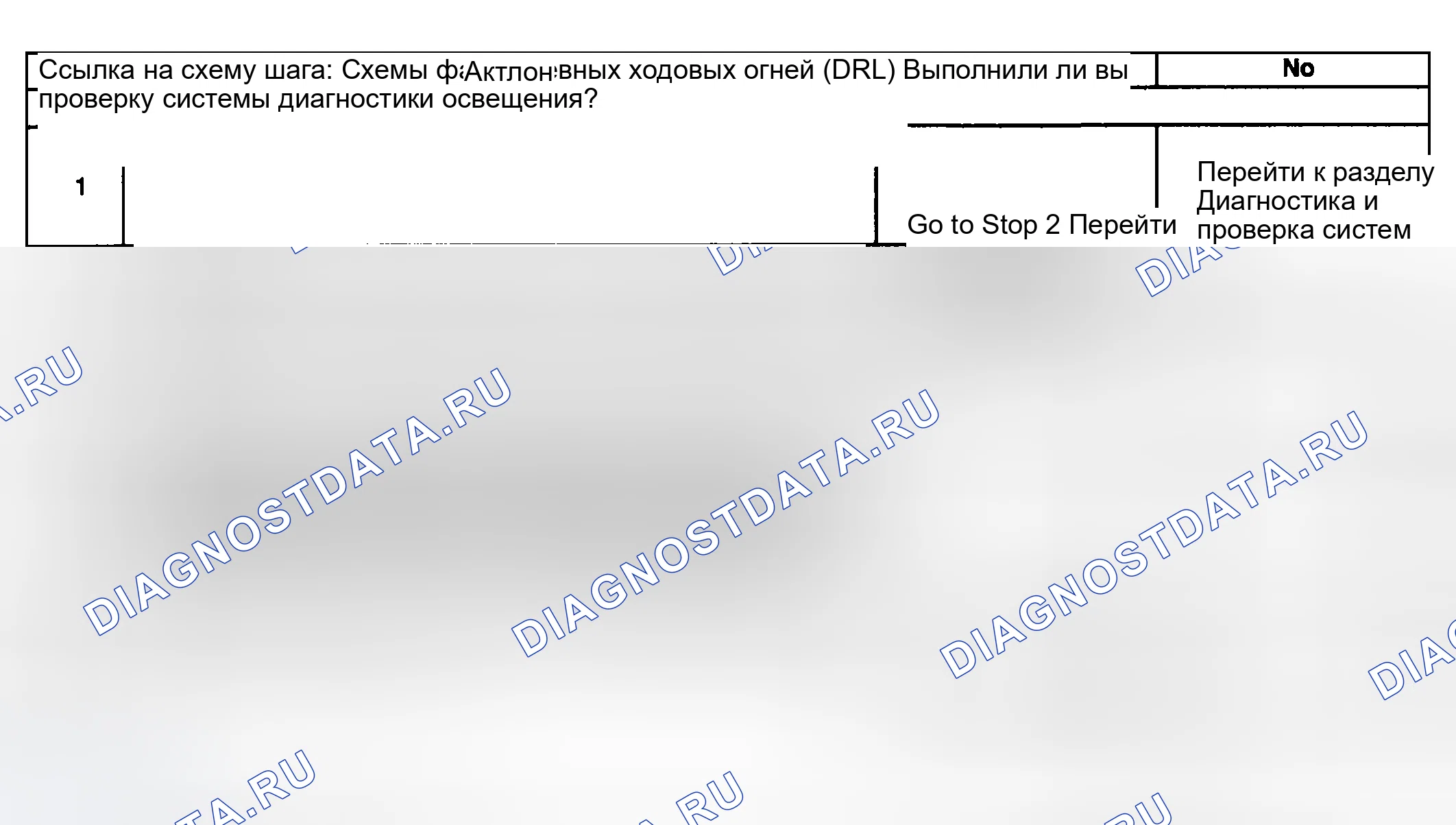 Рис. 104: Фары в нерабочем состоянии - ближний свет. Kia Ceed CD