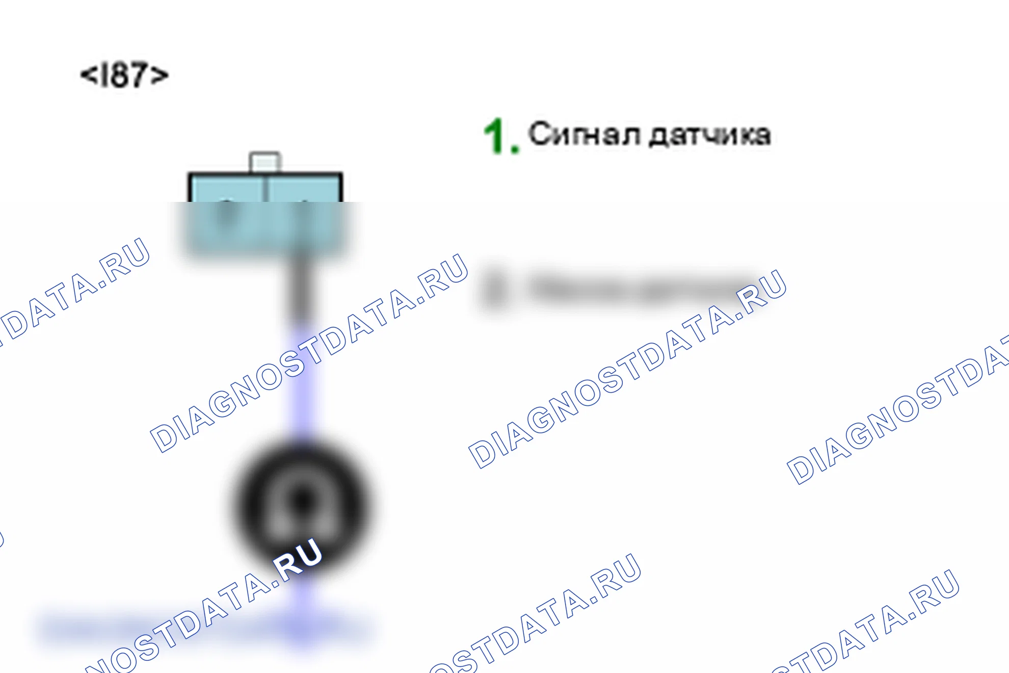 B1203: Короткое замыкание датчика температуры воды (низкий уровень). Kia Sorento BL