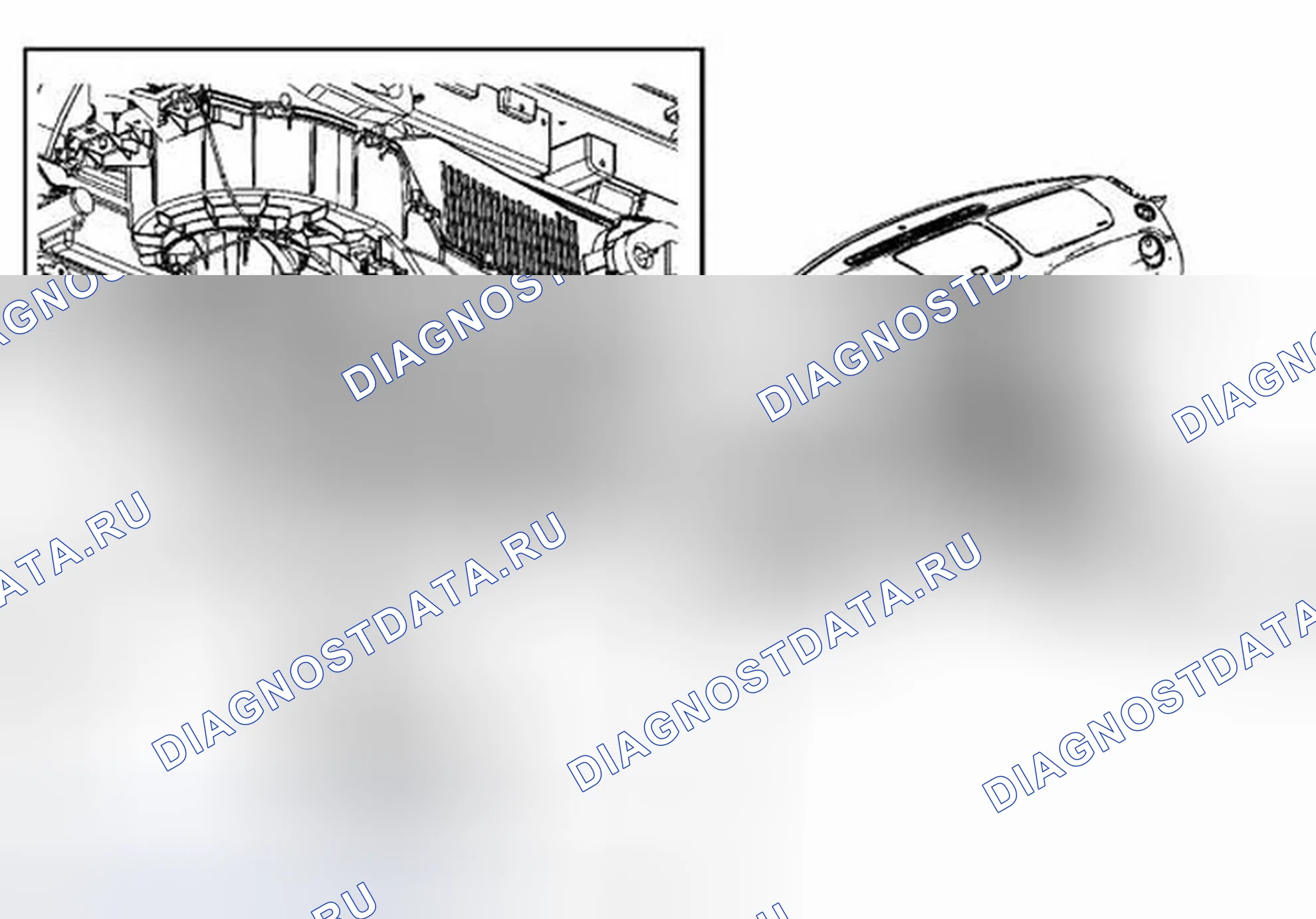 Рис. 23: Замена воздуховода напольного воздуховыпускного отверстия - центр. Chevrolet HHR I