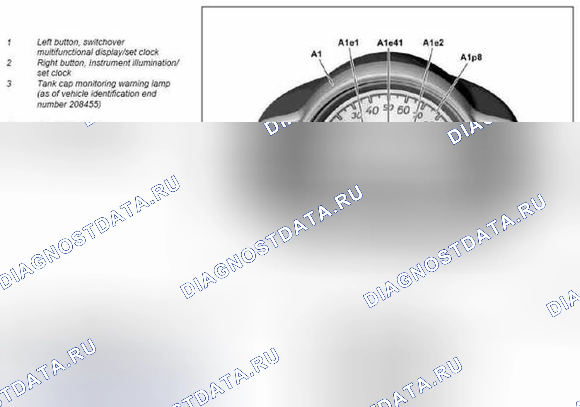 Рис. 122: Приборная панель, описание компонентов - GF54.30-P-6000MCU. Kia Soul I