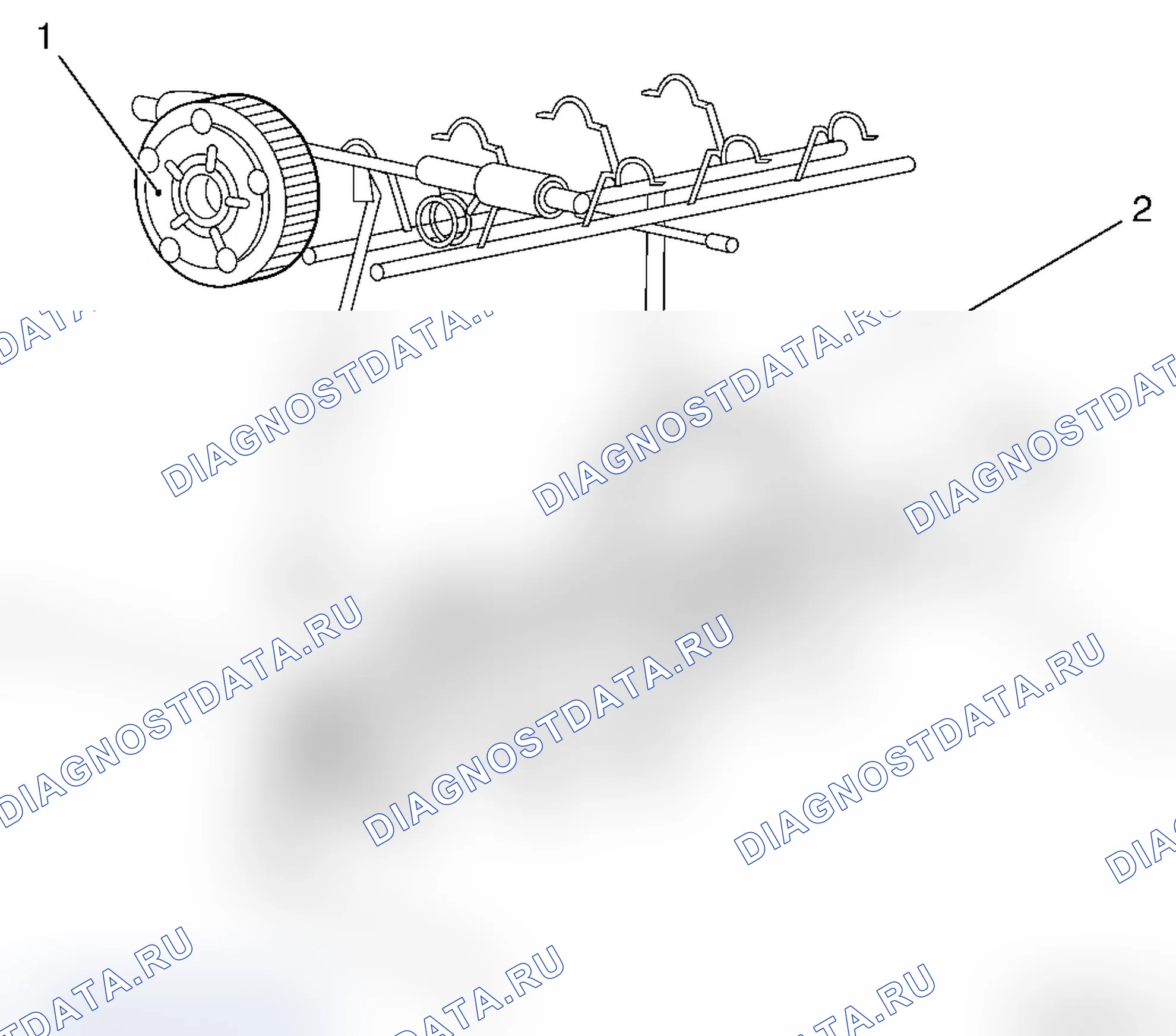Масляный контур двигателя - бензиновый двигатель Z 18 XER DOHC-I. Opel Zafira B