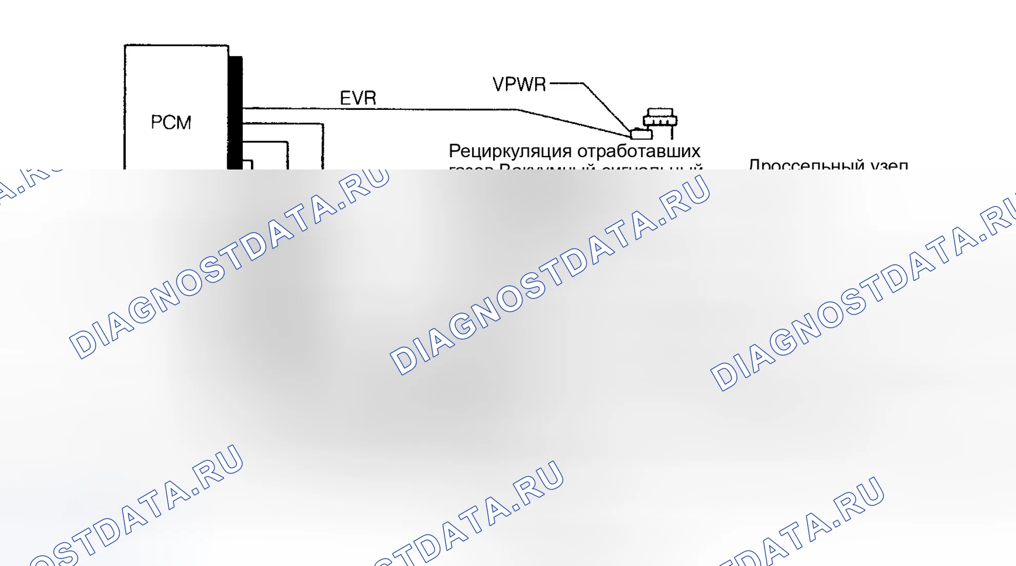 Рис. 8: Соленоид электронного регулятора вакуума (EVR). Hyundai Palisade I