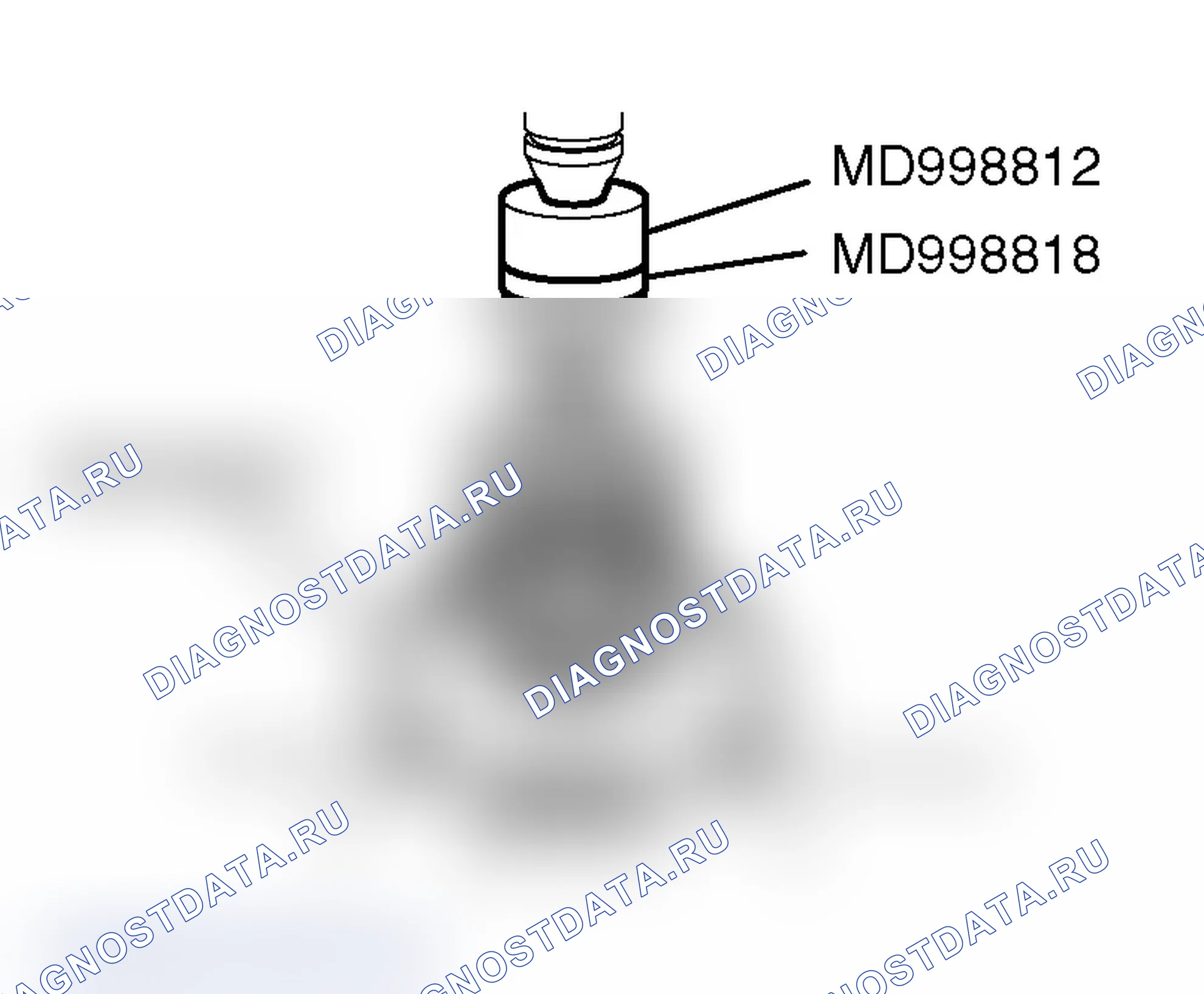 Рис. 110: >> L <<МОНТАЖ ШАРИКОПОДШИПНИКА. Mitsubishi Lancer Ralliart IX рестайлинг