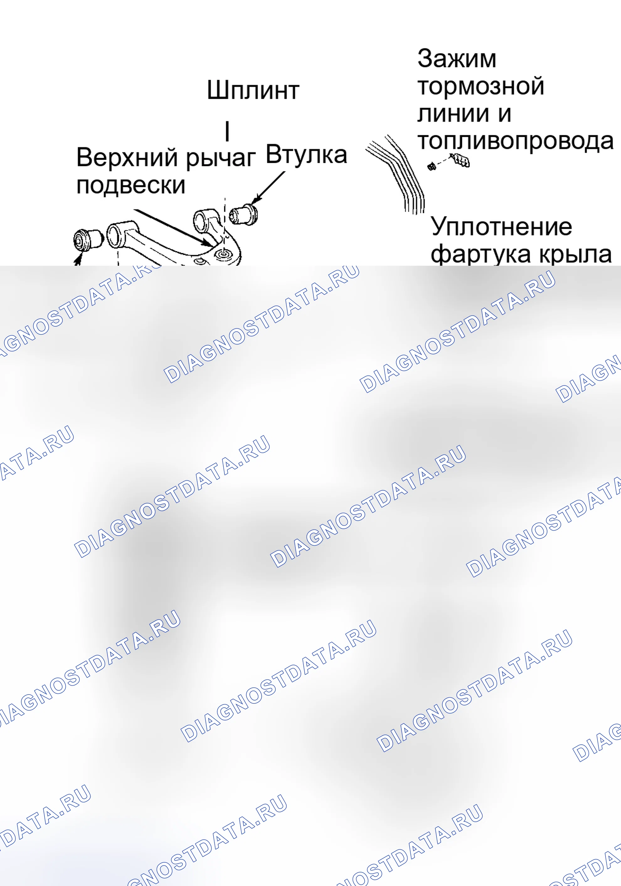Рис. 3: Демонтаж. Toyota Sequoia I
