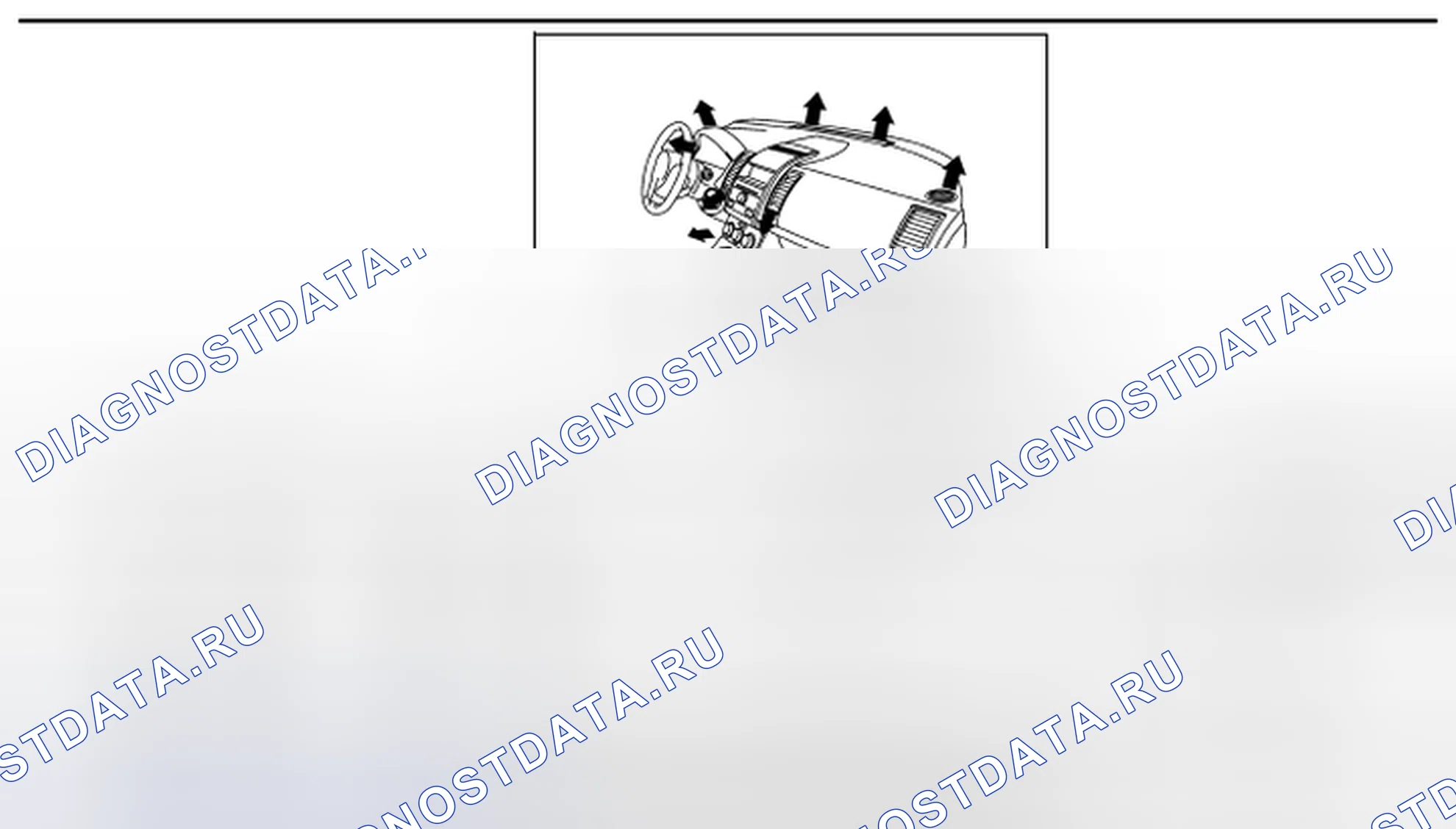 Рис. 20: Определение воздушного потока кондиционера. Nissan Sentra B16