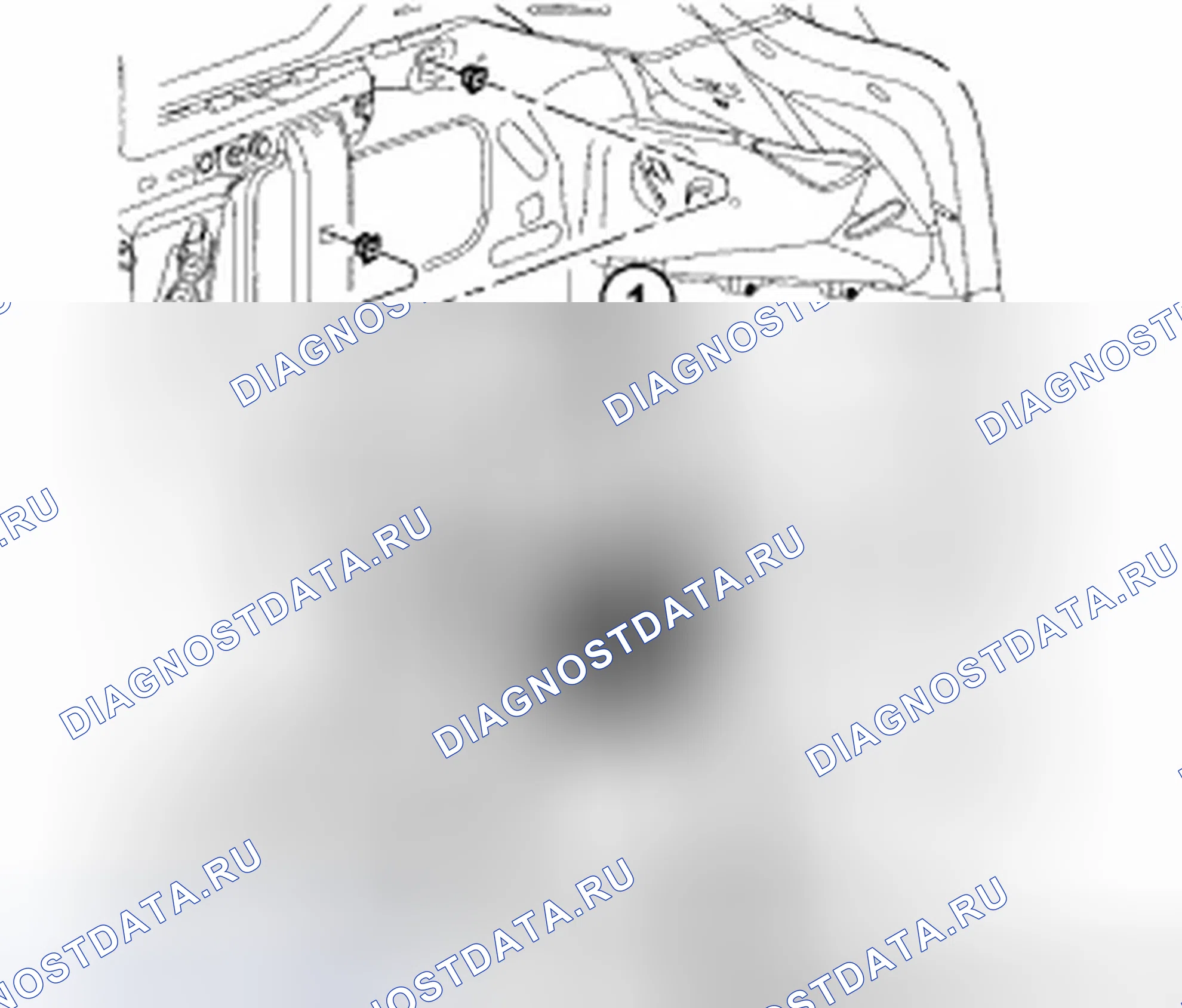 Рис. 130: ЗАДНИЙ САБВУФЕР. Jeep Compass I