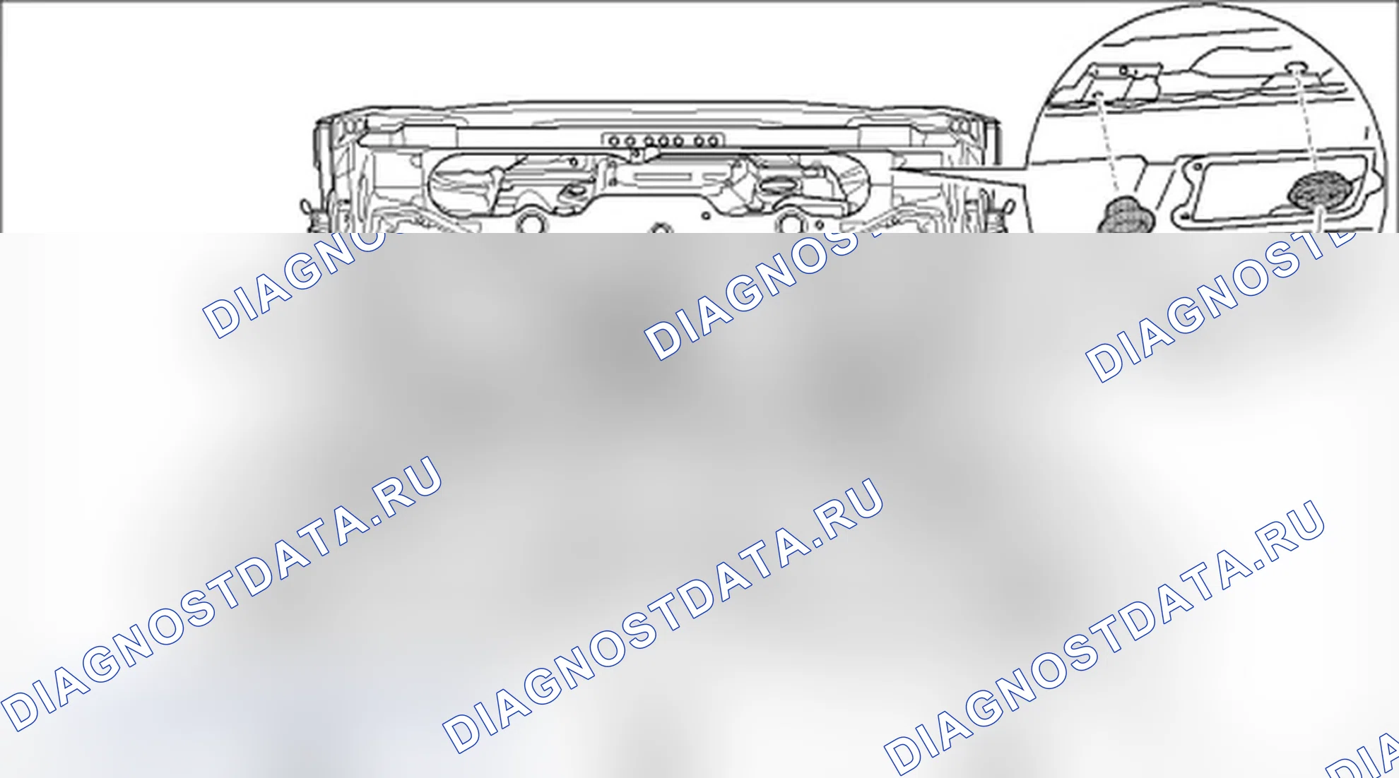 Рис. 692: Верх нижнего лонжерона и пол. Porsche 911 GT3 997