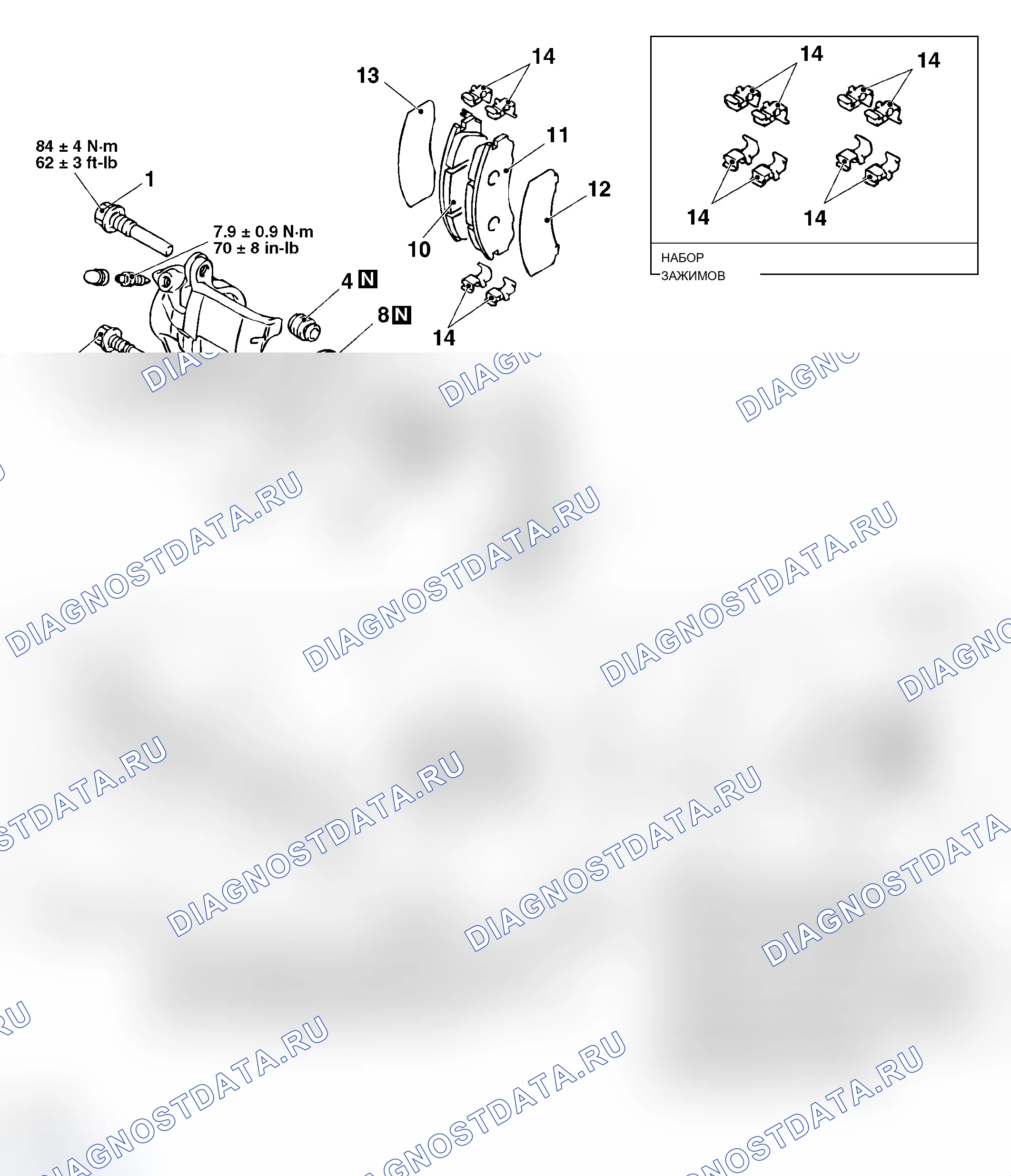 Рис. 58: РАЗБОРКА И СБОРКА <2,0 L>. Mitsubishi Lancer Evolution IX