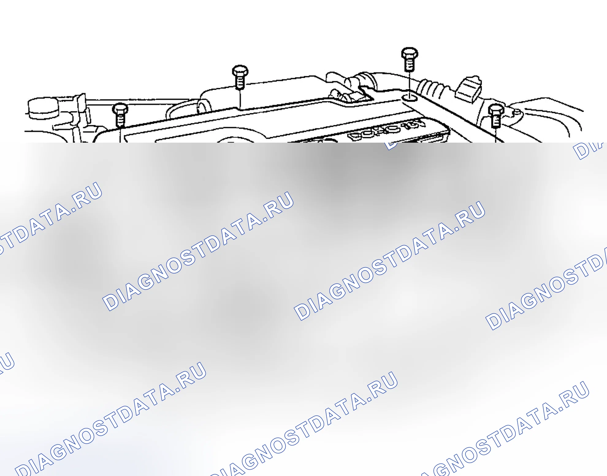 Рис. 12: РЕГУЛИРОВКА НАТЯЖЕНИЯ РЕМНЯ ГРМ. Hyundai Tiburon II