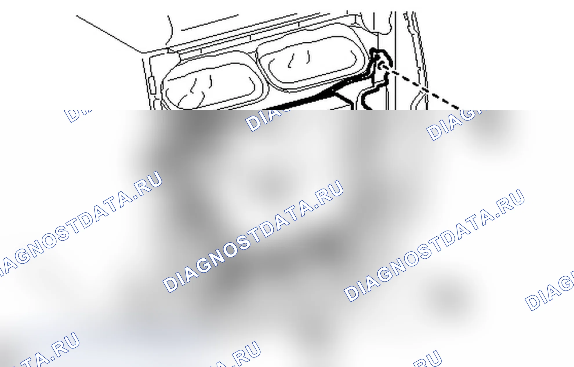 Рис. 257: ДЕМОНТАЖ. Toyota Land Cruiser 200 рестайлинг