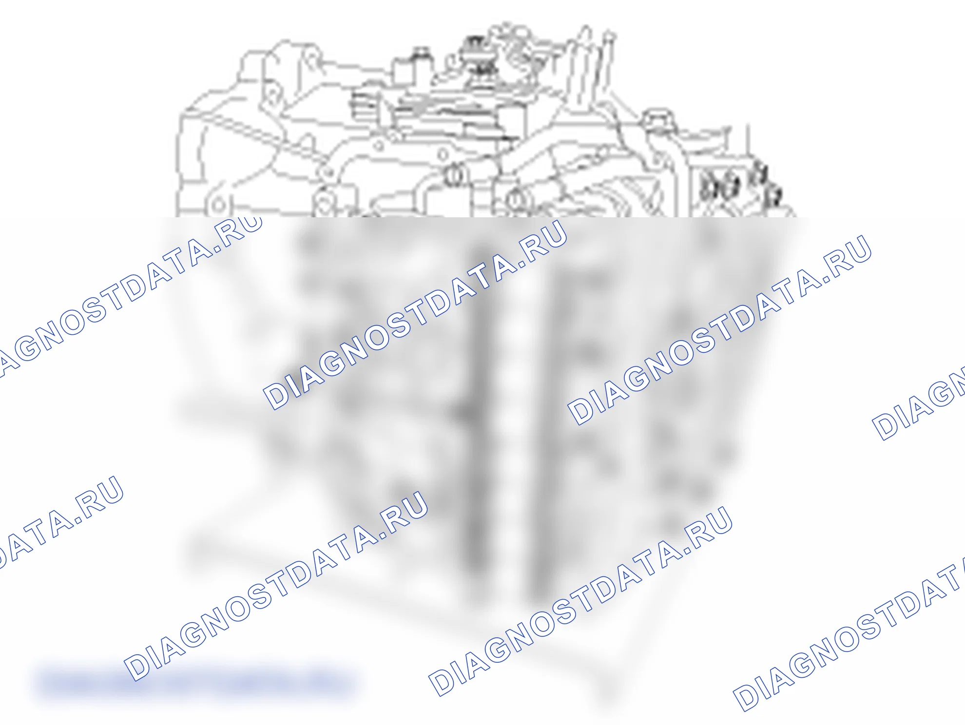 Снятие электромагнитного клапана SS-B (вкл. / выкл.). Hyundai Santafe Sport DMA