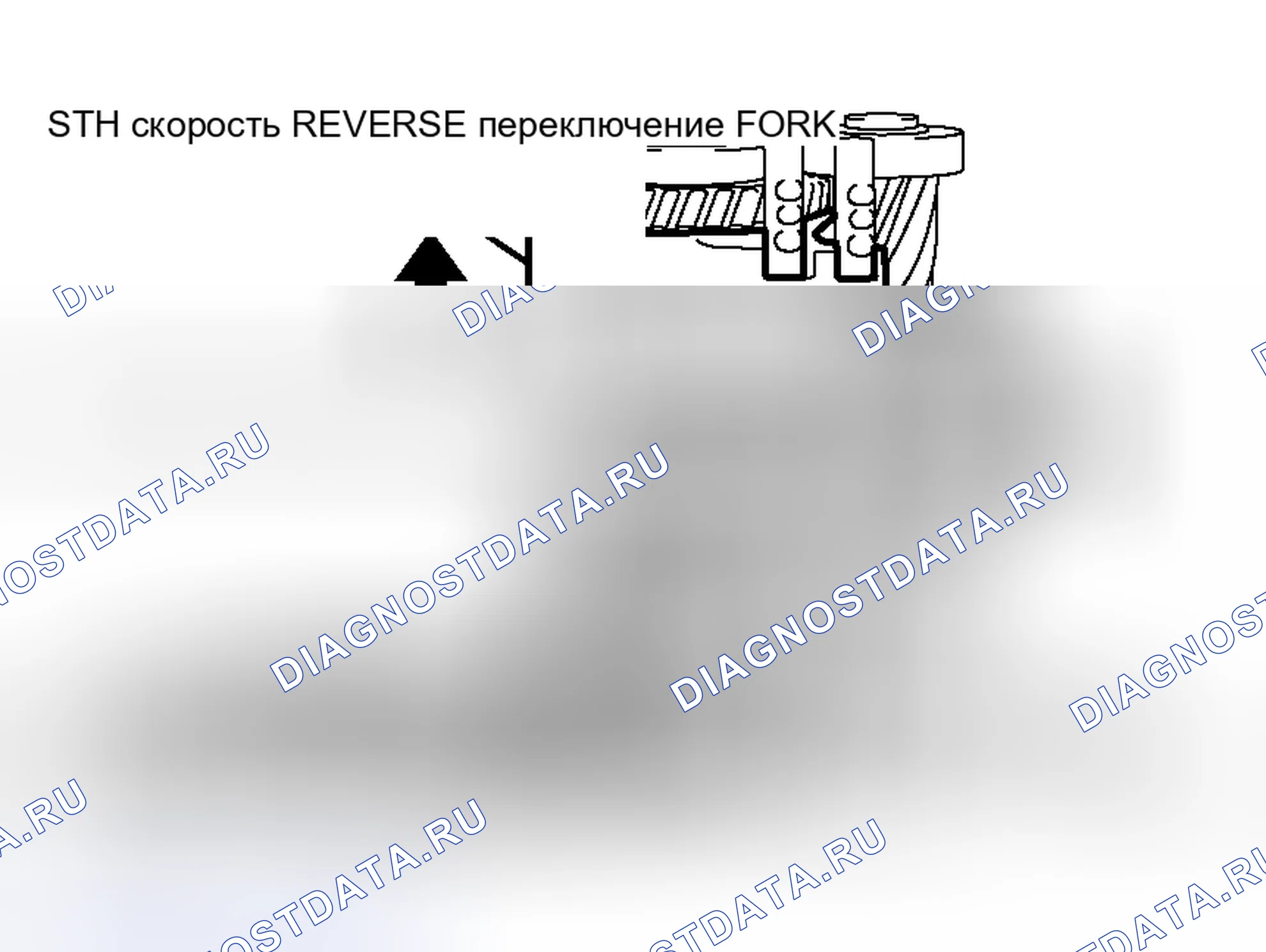 Рис. 153: <<C>> 3RD-4TH ПЕРЕКЛЮЧЕНИЕ СКОРОСТЕЙ RAIL/3RD-4TH ПЕРЕКЛЮЧЕНИЕ СКОРОСТЕЙ FORK/5TH ПЕРЕКЛЮЧЕНИЕ СКОРОСТЕЙ-РЕВЕРС RAIL/5TH ПЕРЕКЛЮЧЕНИЕ СКОРОСТЕЙ-ОБ. Honda Fit Shuttle I