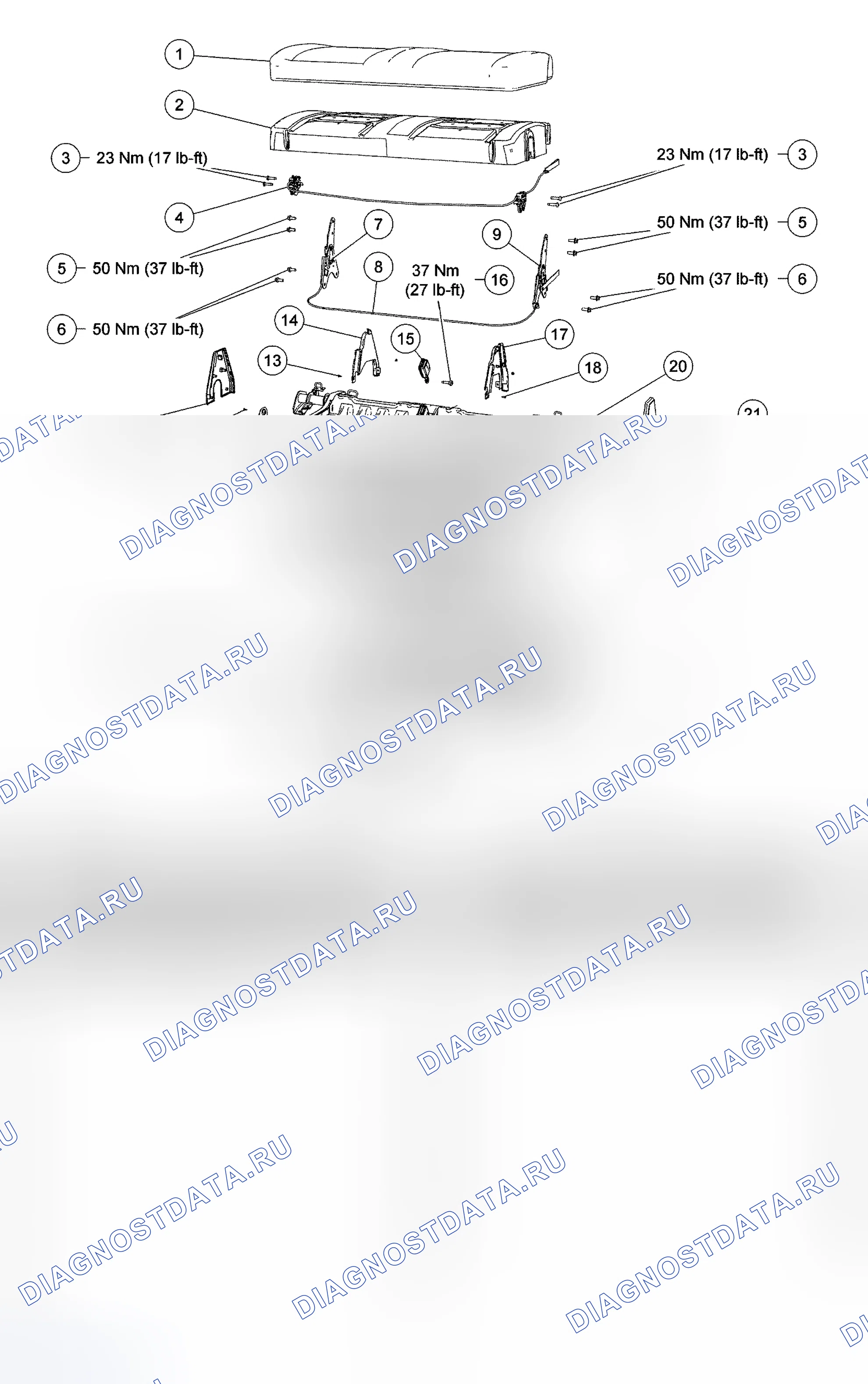 Рис. 80: Разборка и сборка. Hyundai Mistra II
