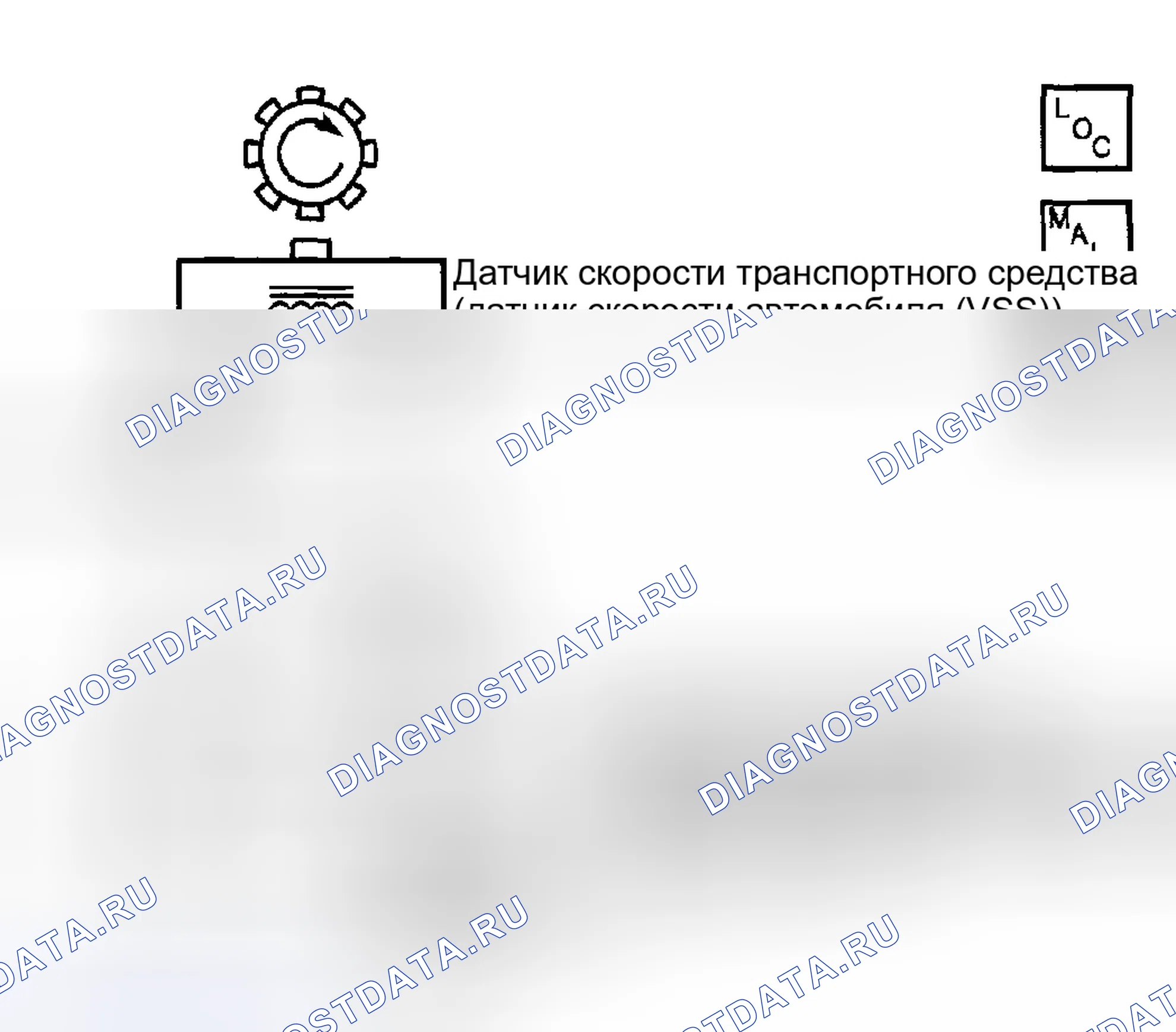 Рис. 353: расшифровка кода ошибки P0503: большое изменение скорости автомобиля за короткий период времени. Pontiac Aztek I