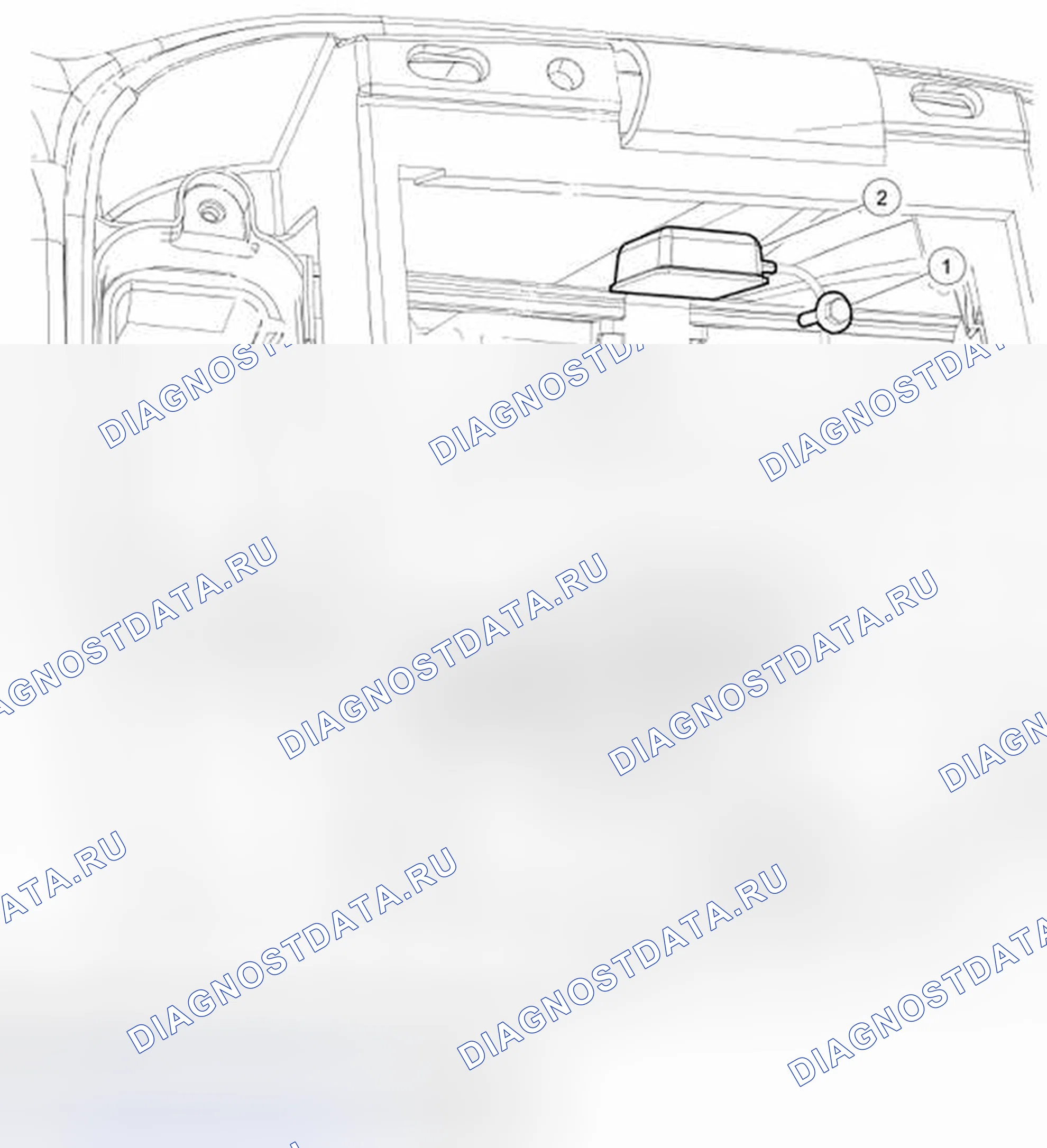 Рис. 43: Антенна глобальной системы позиционирования (GPS). Hyundai Matrix I рестайлинг