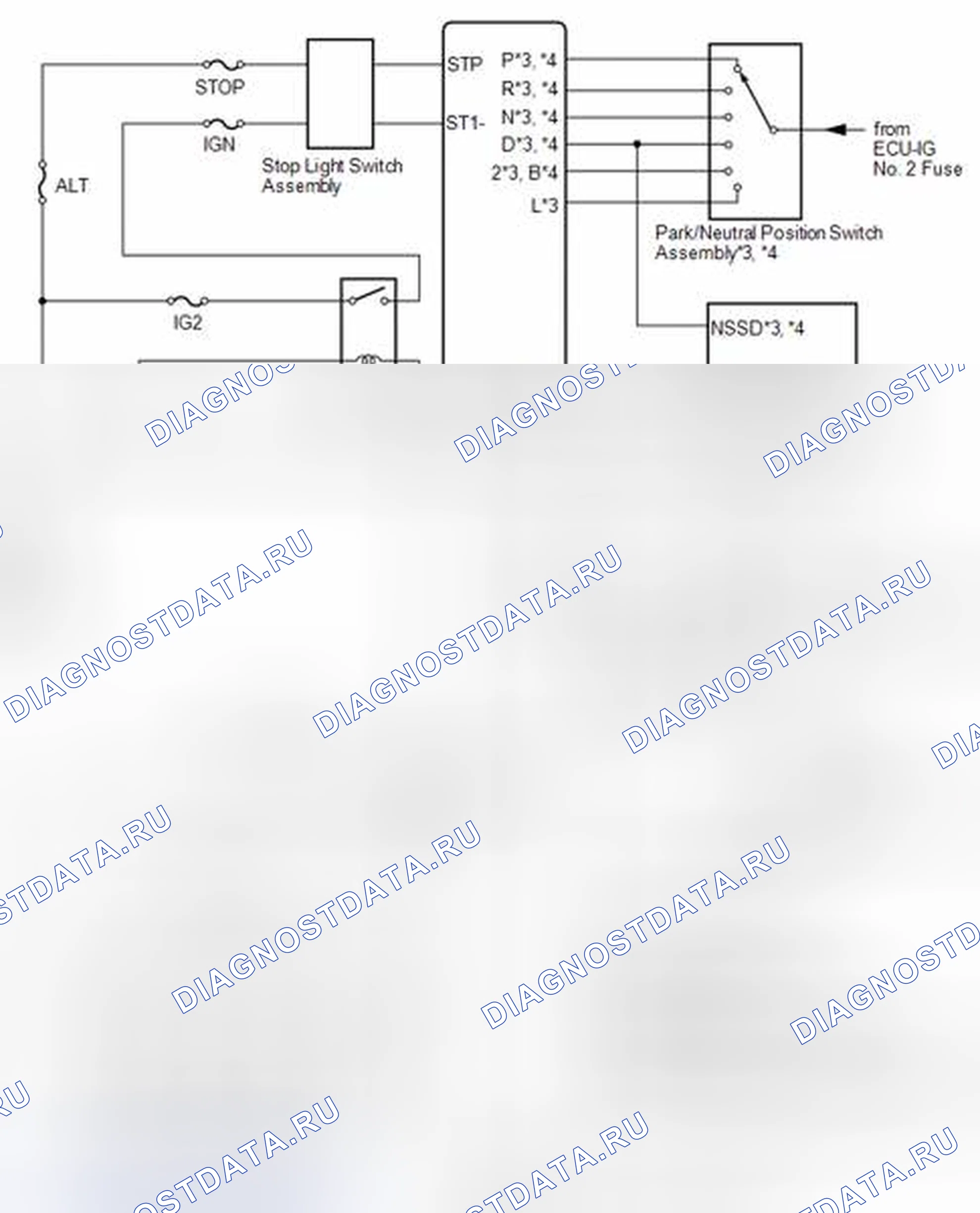 Рис. 6: СХЕМА СИСТЕМЫ [08 / 2013 -]. Toyota Corolla XI