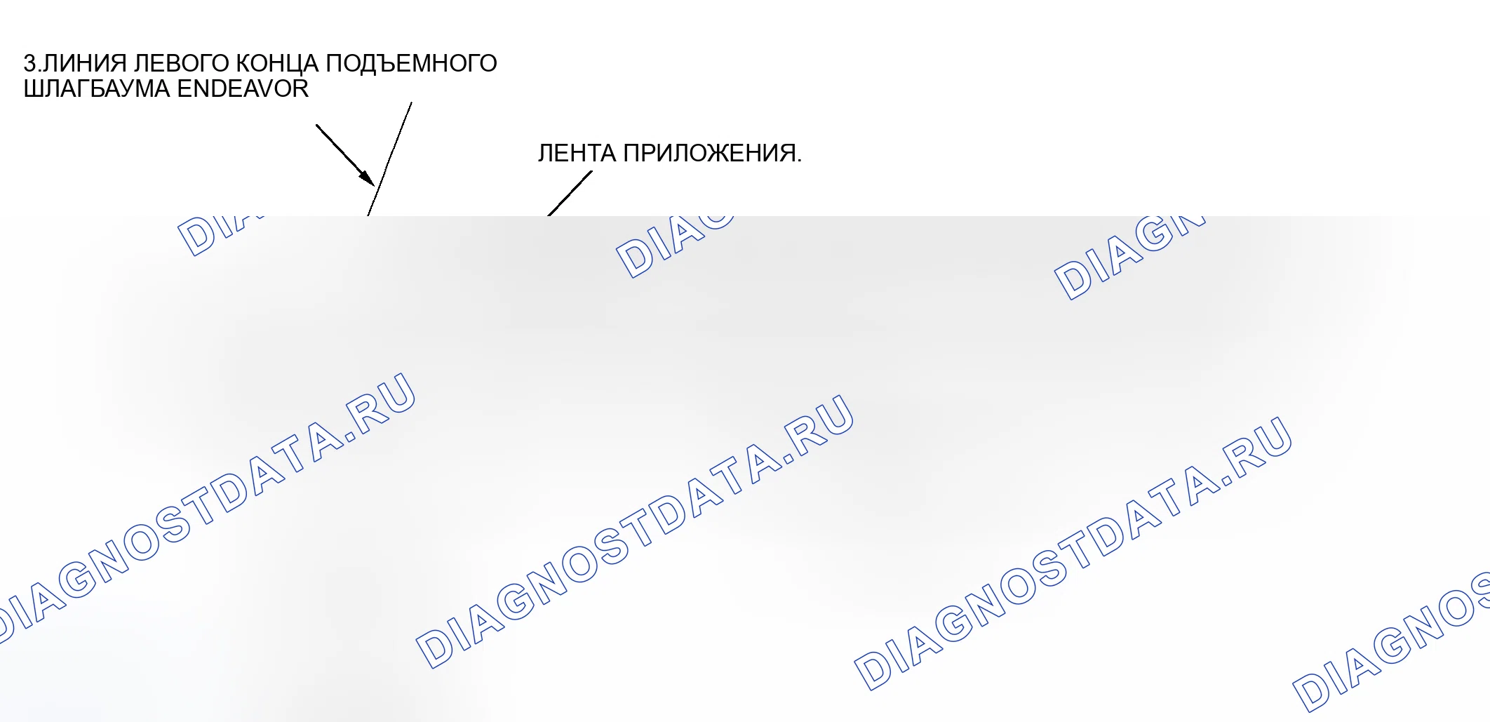 Рис. 75: > > A < < УСТАНОВКА МАРКИРОВКИ. Mitsubishi Endeavor I