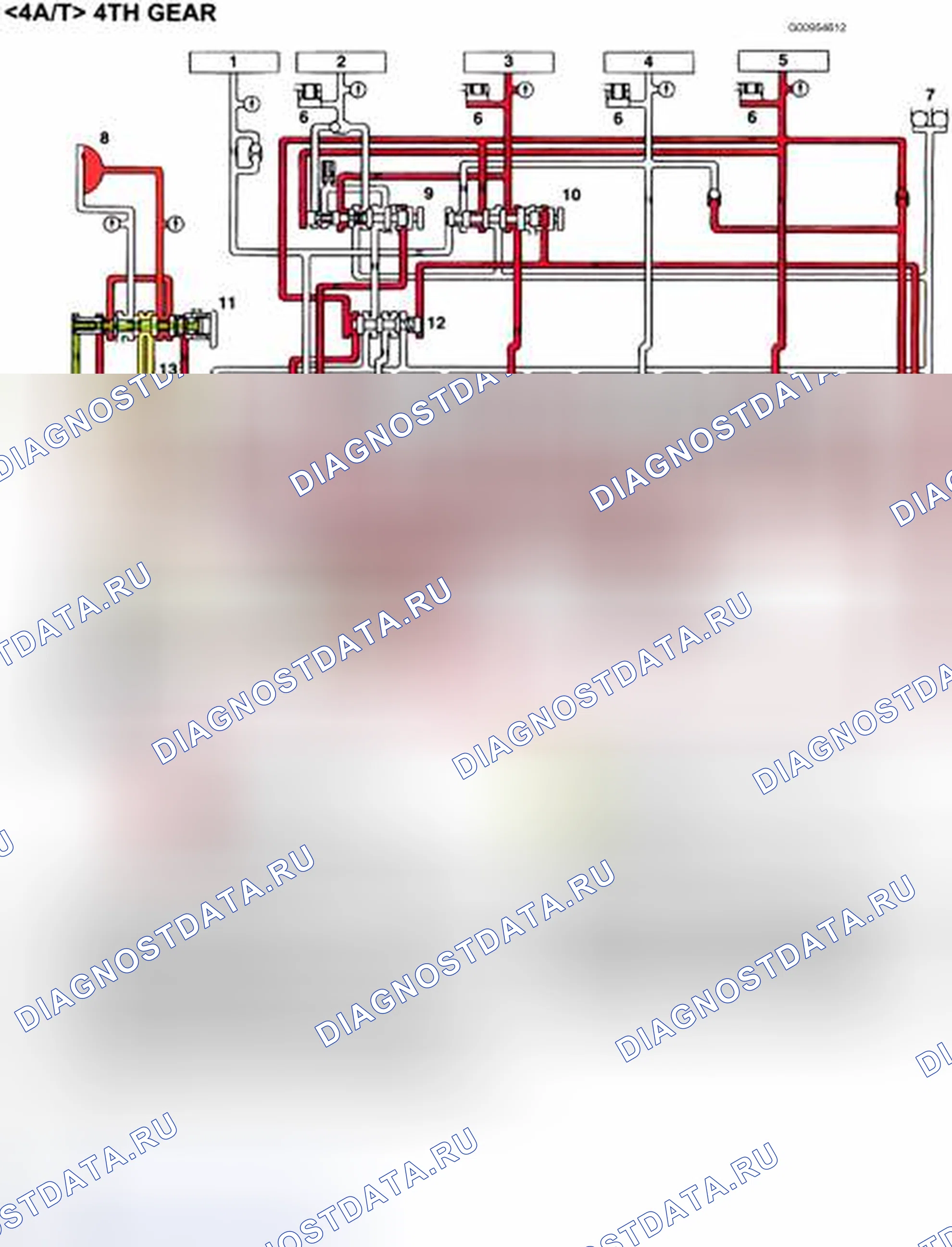 Рис. 2064: < 4A / T > 4TH передача. Mazda MX-30 I