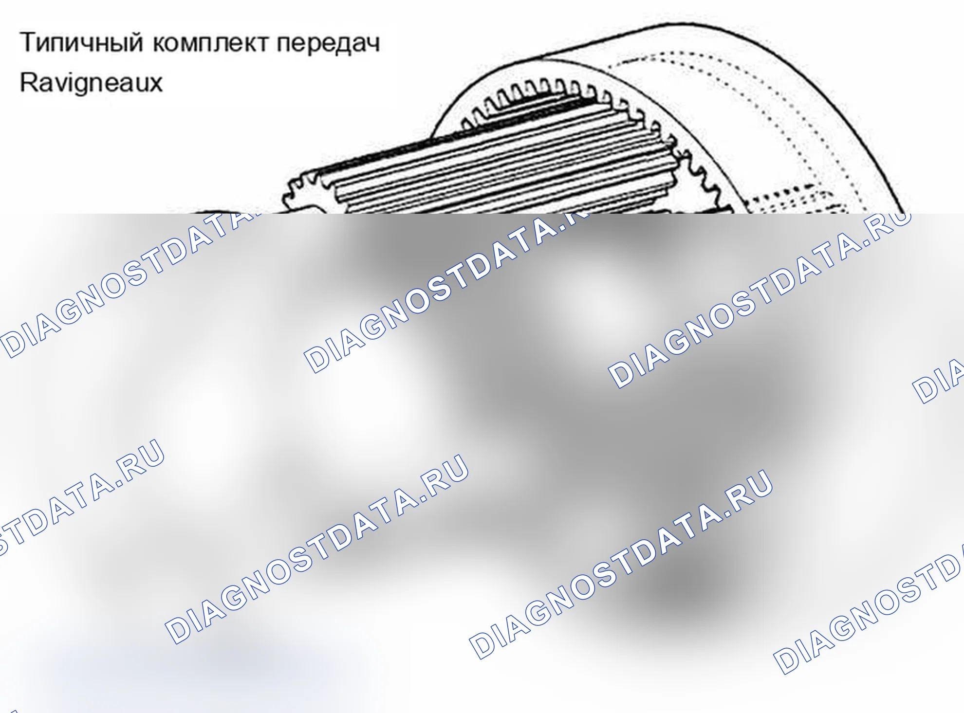 Рис. 125: Набор шестерен Ravigneaux. BMW X3 E83