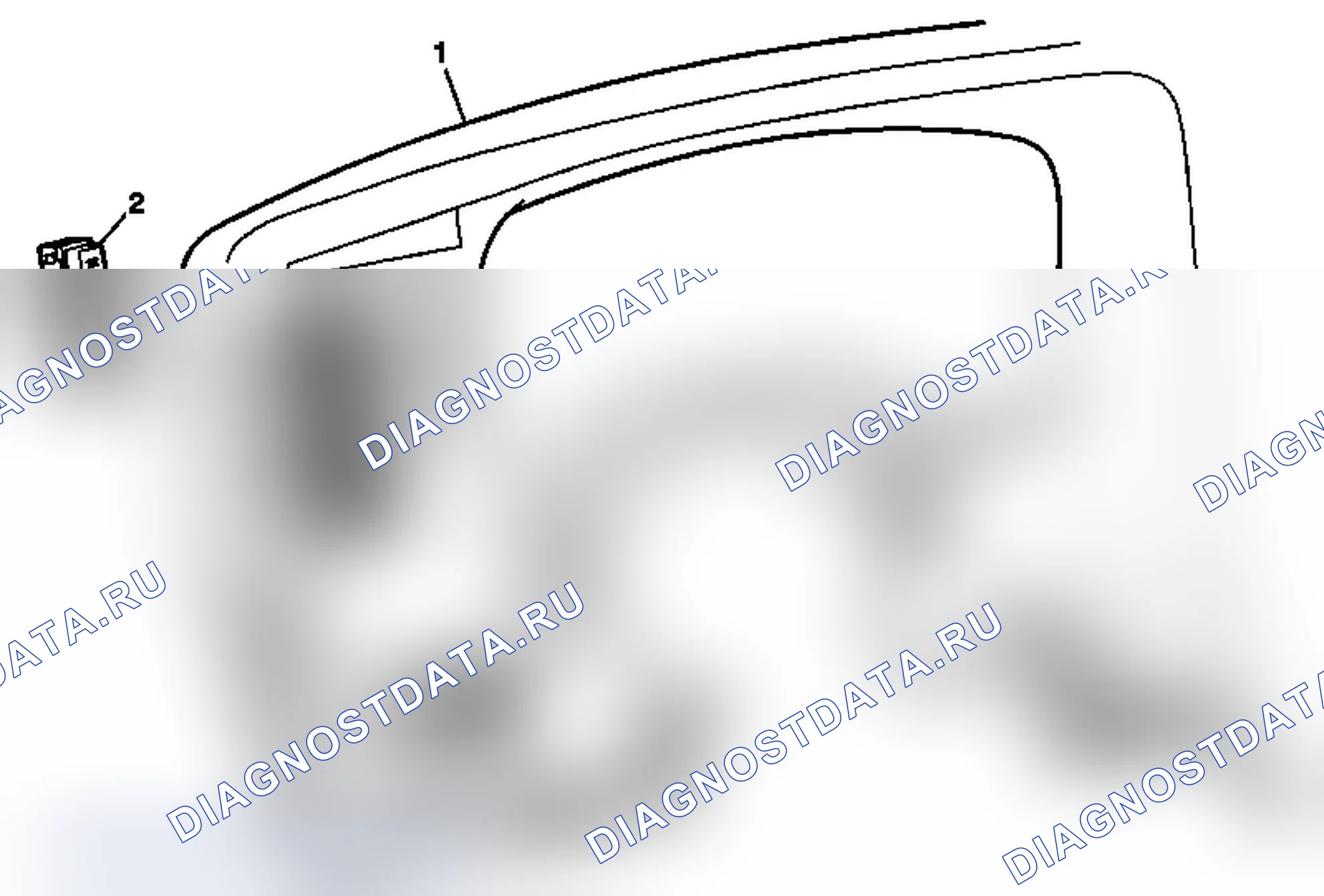Рис. 9: Замена переключателя дисплея информации о драйвере. Chevrolet Express G1500 