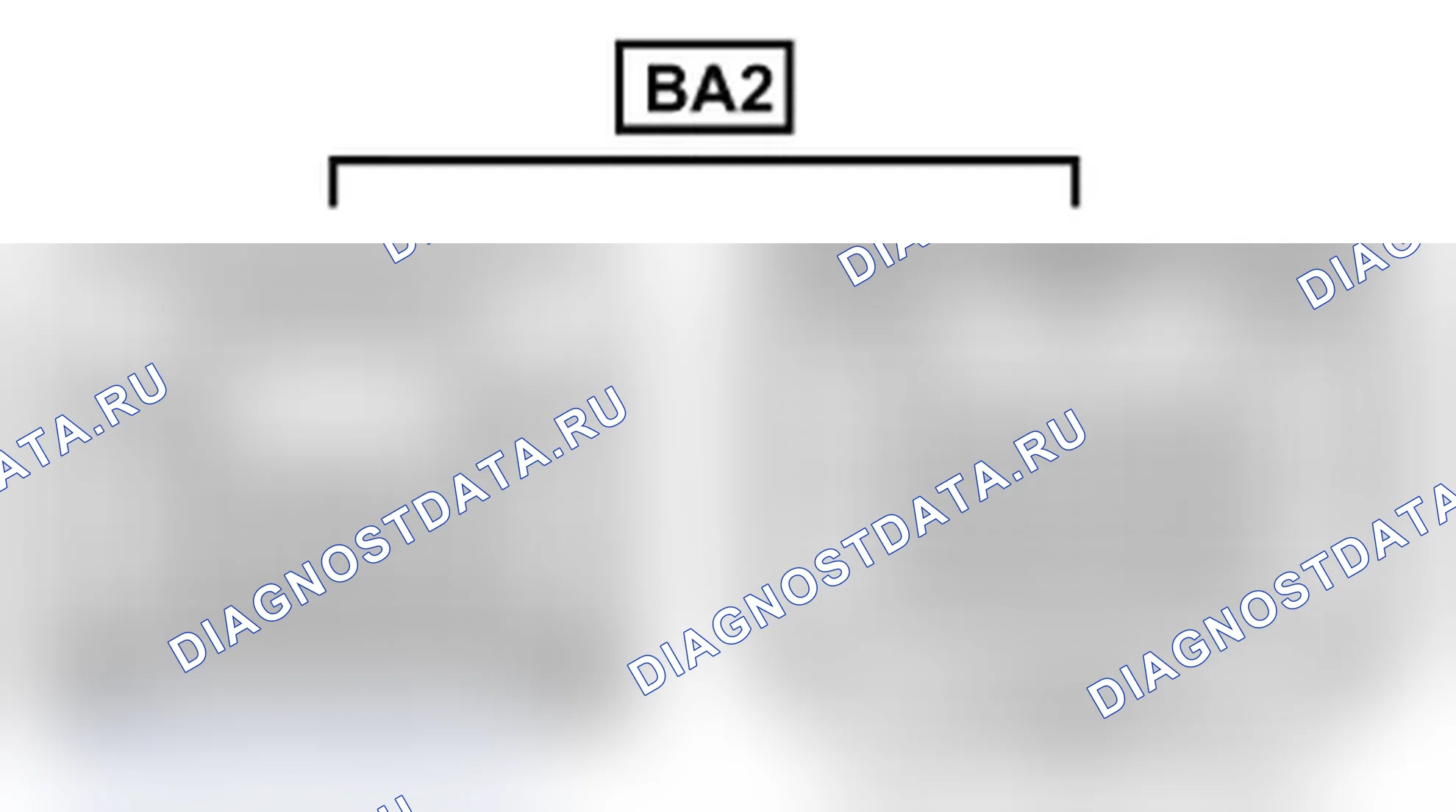 Рис. 539: Вид с торца линейного соединителя (BA2). Lexus IS F I