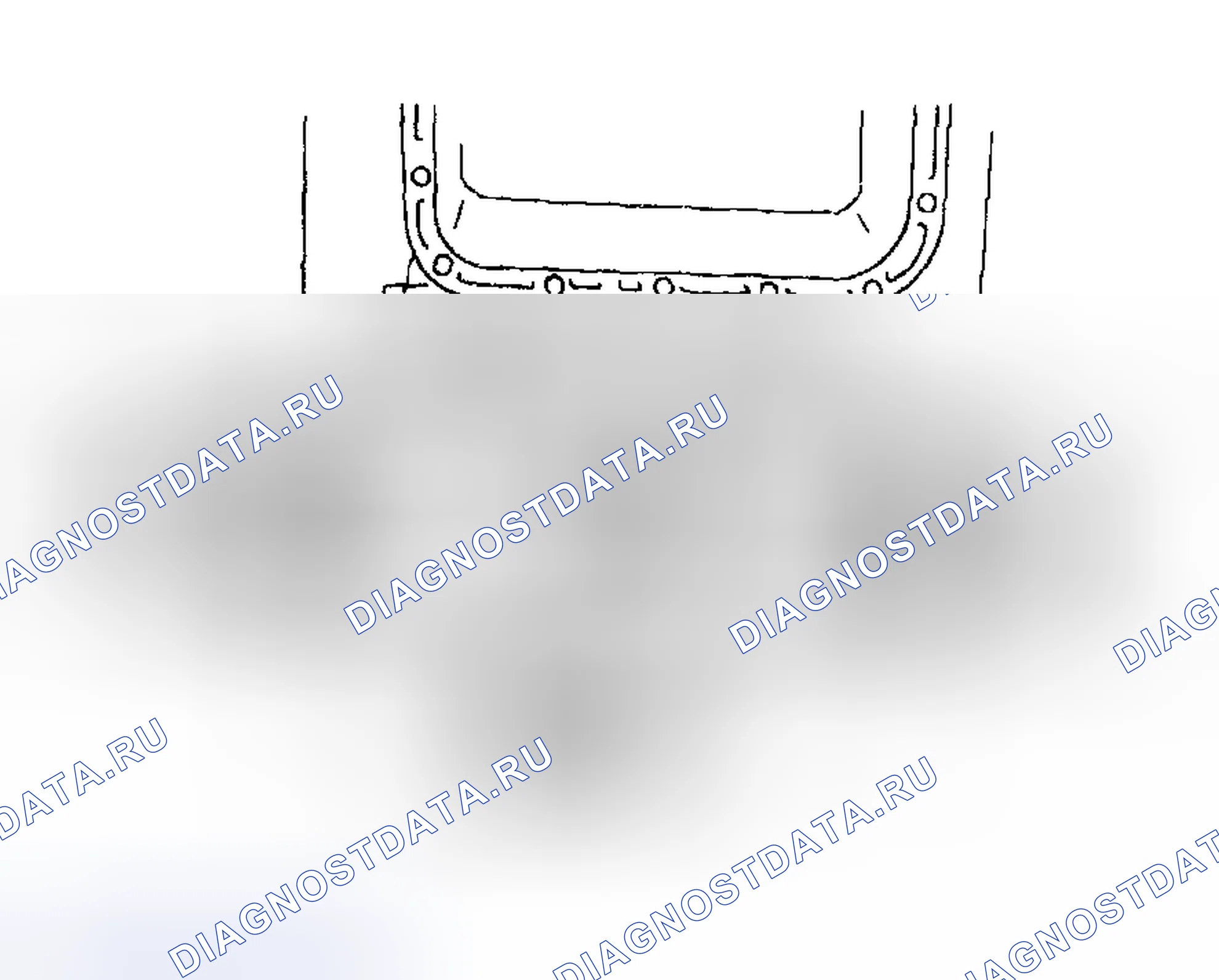Рис. 521: ПОПЕРЕЧИНА И ПОДУШКА ИЗ РЕЗИНЫ. Subaru Forester SG