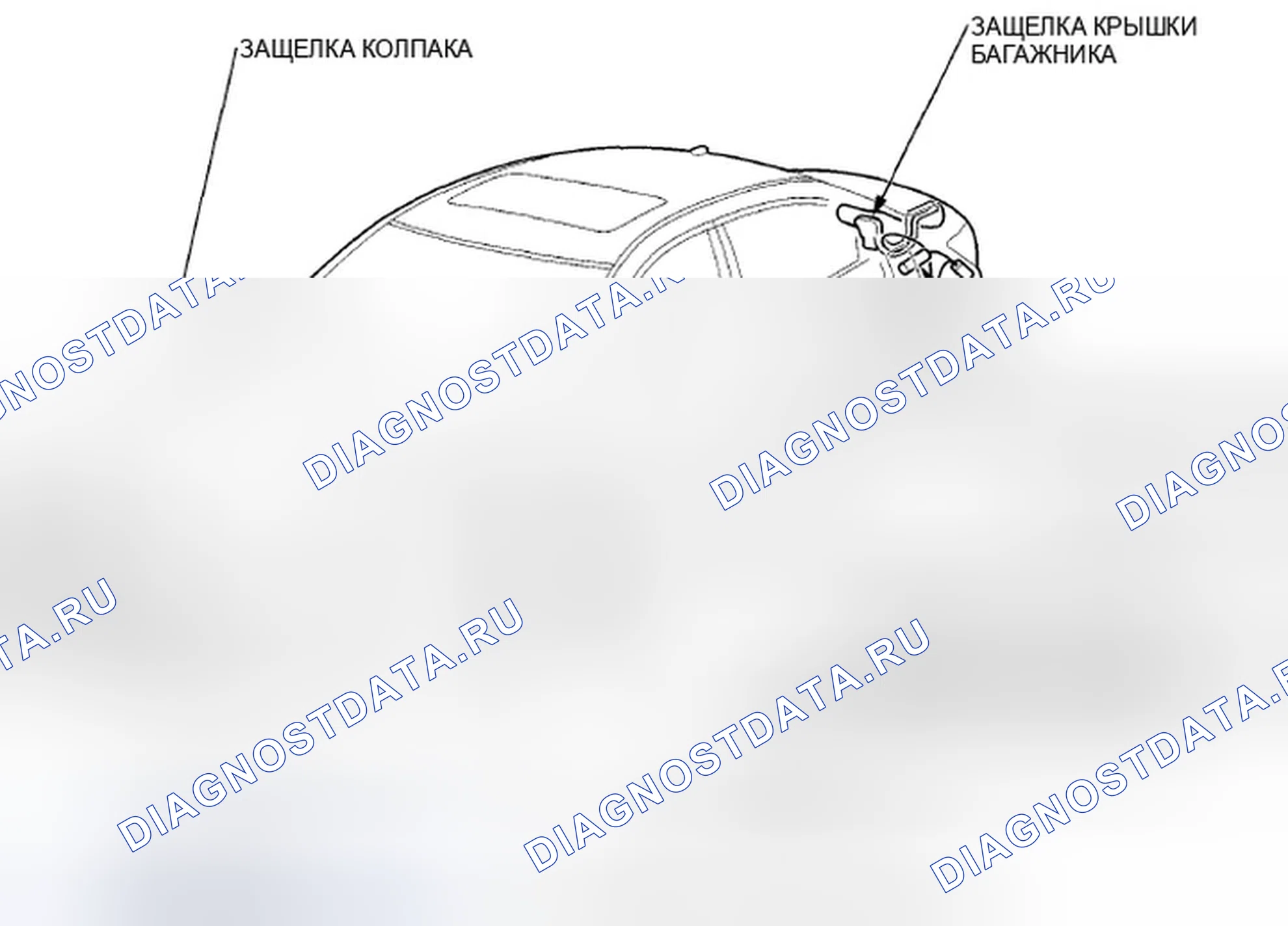 Рис. 228: Указатель расположения компонентов. Honda Accord VIII рестайлинг