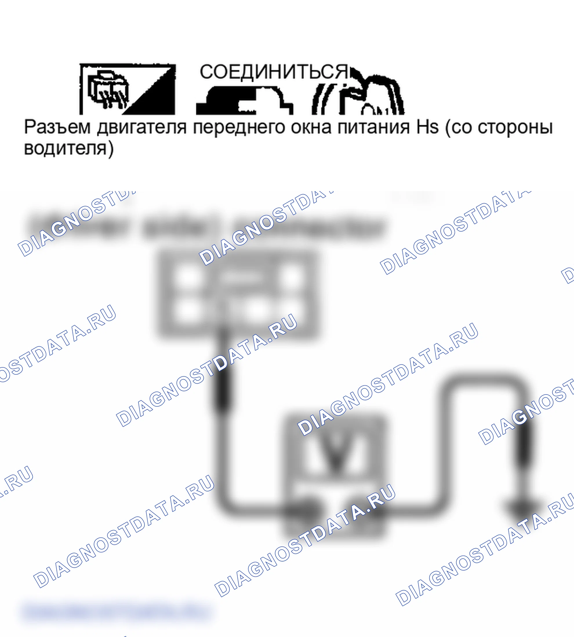 Рис. 54: Проверка цепи концевого выключателя (сторона водителя). Infiniti FX45 I