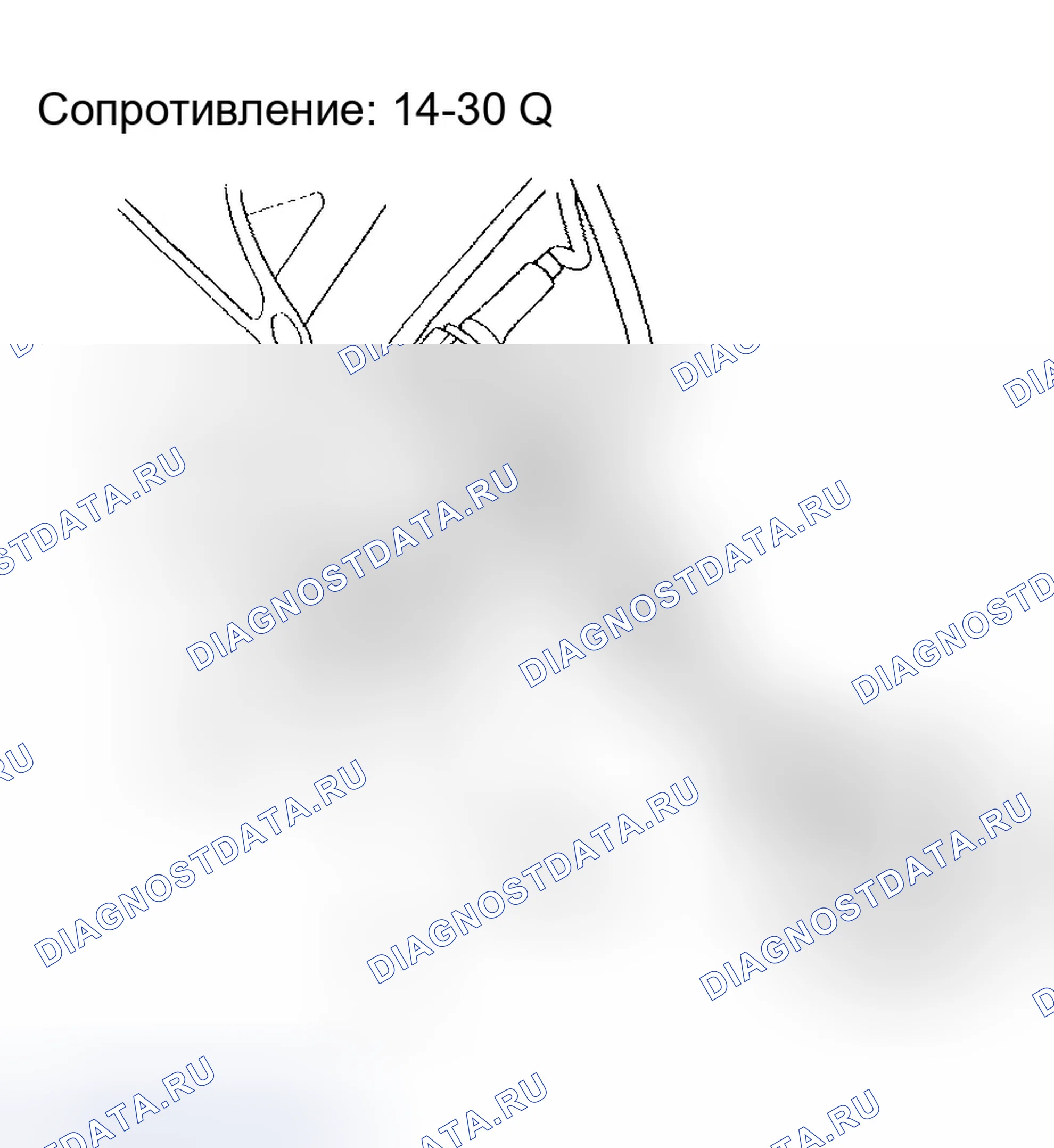 Рис. 174: Испытание электромагнитного клапана VTEC. Honda Pilot I