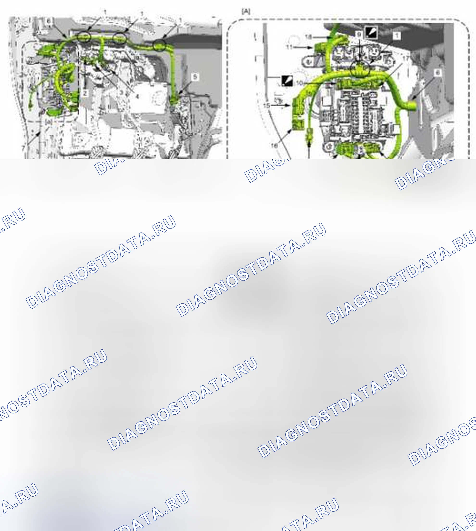 Рис. 133: Вокруг приборной панели (внутренняя часть). Suzuki Grand Vitara II рестайлинг