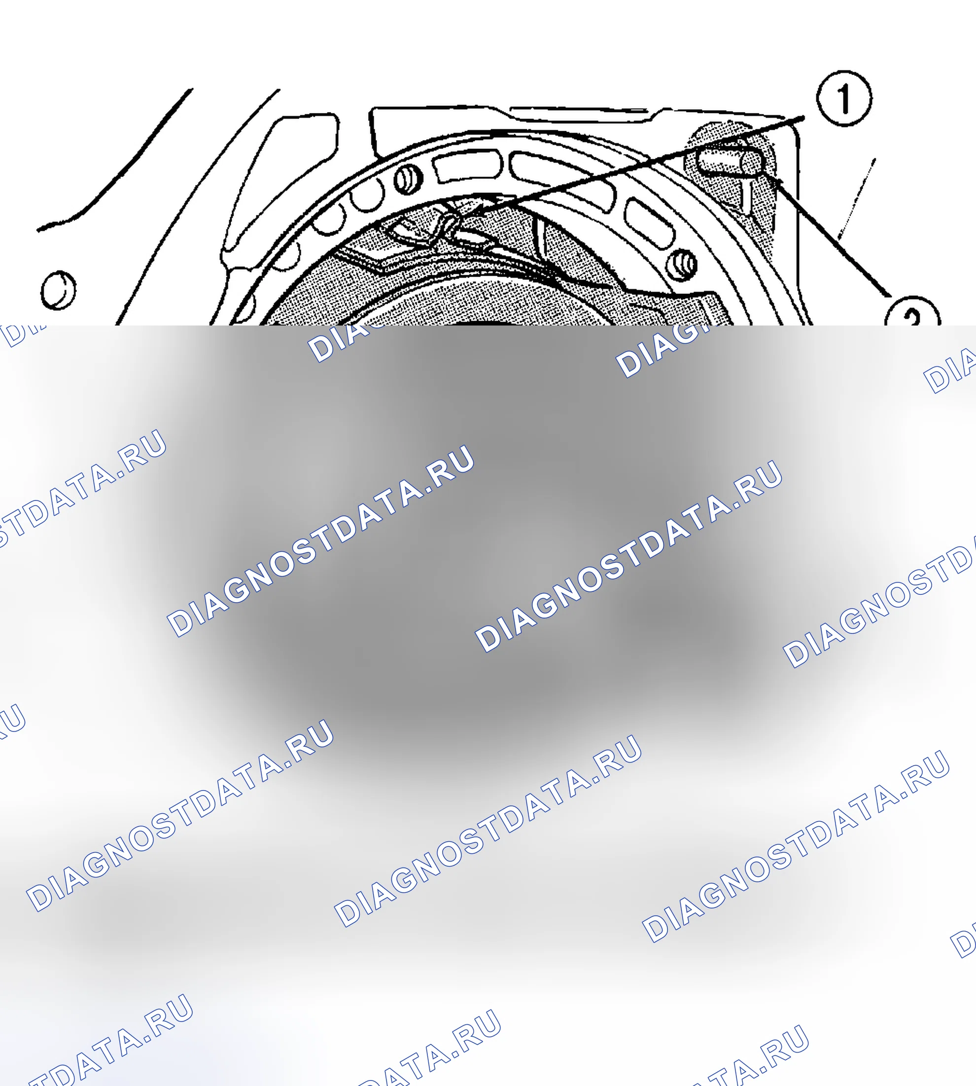 Рис. 567: ПЕРЕДНЯЯ ЛЕНТА И МАСЛЯНЫЙ НАСОС. Hyundai IONIQ 6 I