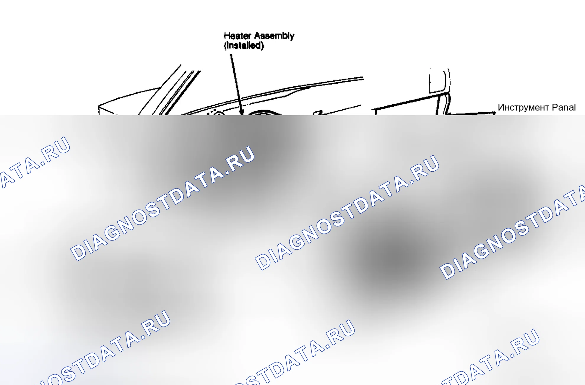Рис. 5: Температурный кабель (модели FWD). Dodge Daytona I