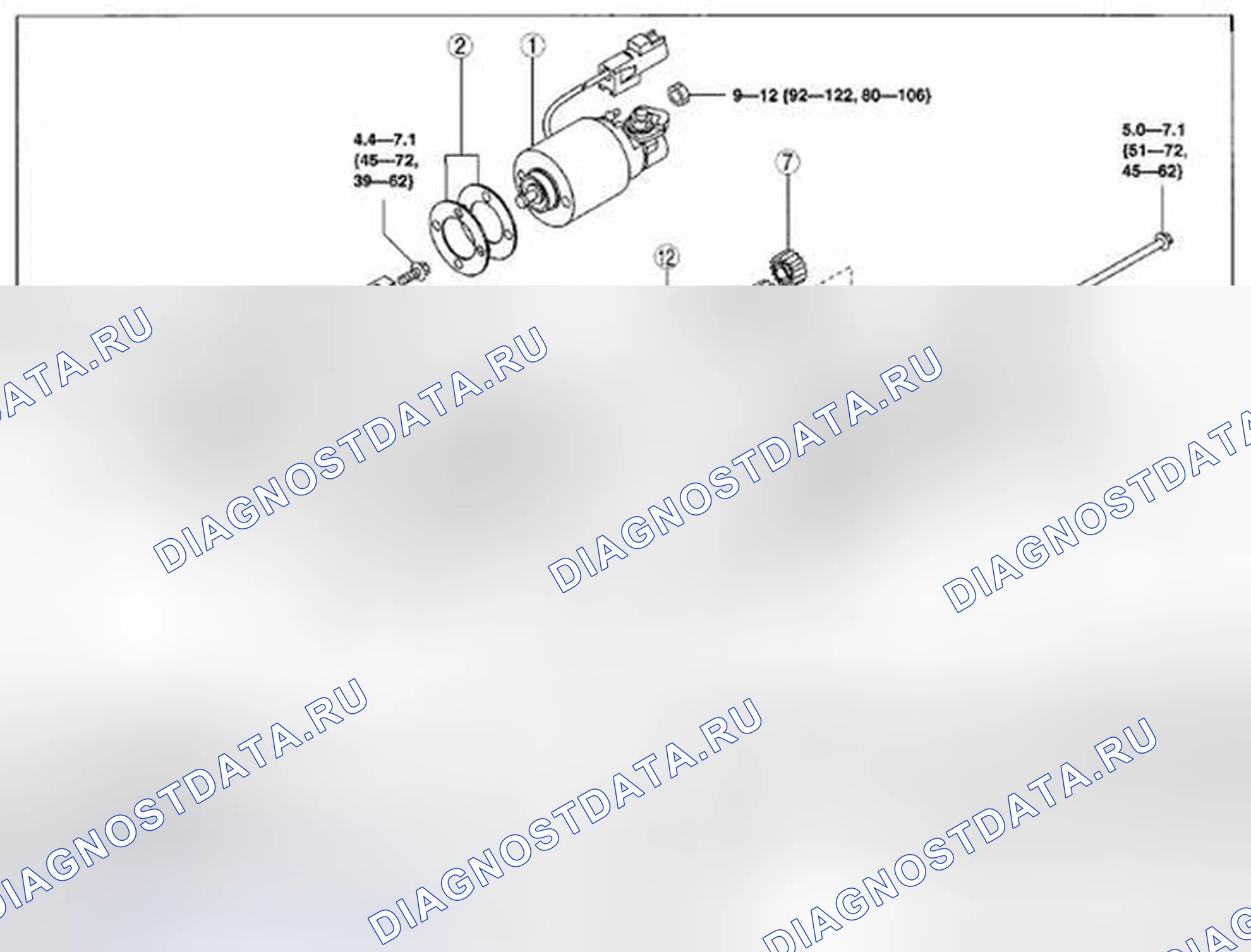 Рис. 22: РАЗБОРКА / СБОРКА СТАРТЕРА [Lf, L5]. Honda CR-V IV рестайлинг