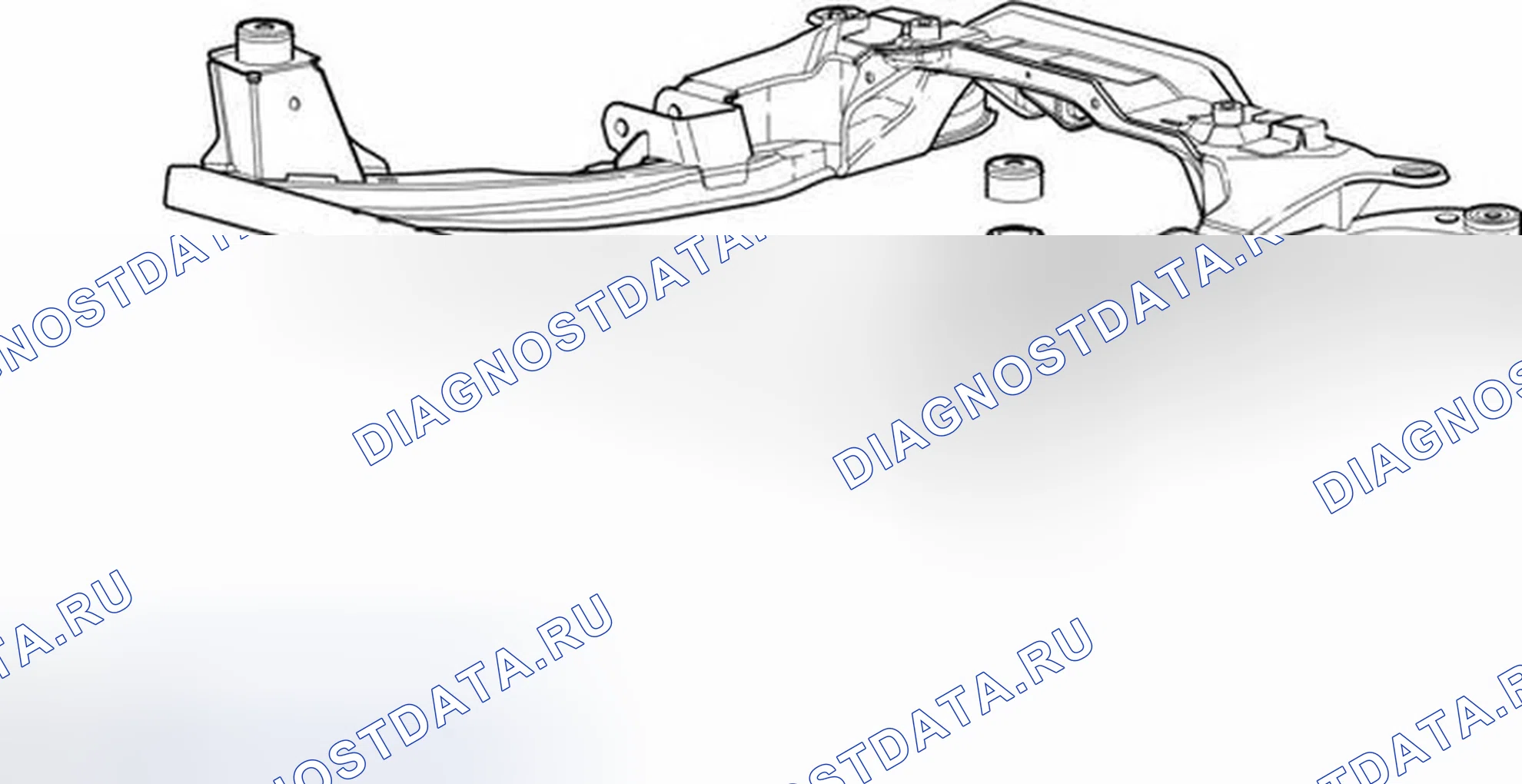 Рис. 1: Сборка рамы - описание и эксплуатация. Jaguar X-type I рестайлинг